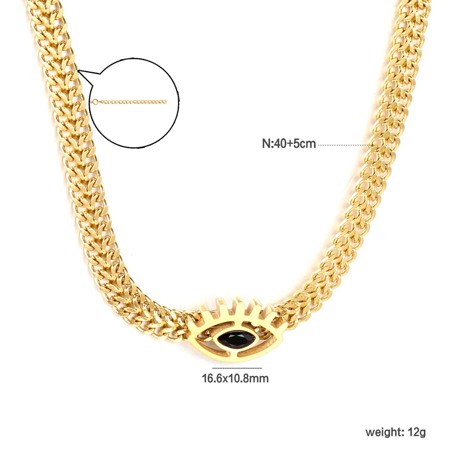 ✨ PVD 18k gold 46+5cm/40+5cm/46+5cm Stainless Steel Necklaces Wholesale (12+ Pieces) | Hypoallergenic & Tarnish-Free 🌍 | Trendy Pendants & Chains