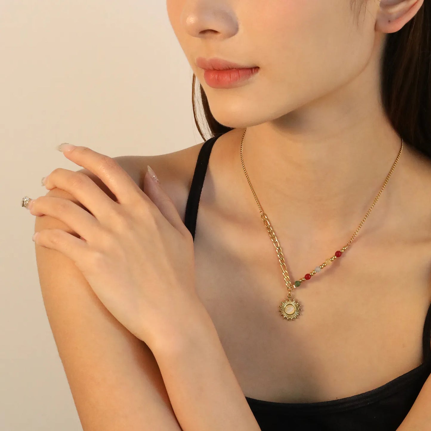✨ 18k gold plated Eternal life Theme Stainless Steel Necklaces Wholesale (12+ Pieces) | Hypoallergenic & Tarnish-Free 🌍 | Trendy Pendants & Chains