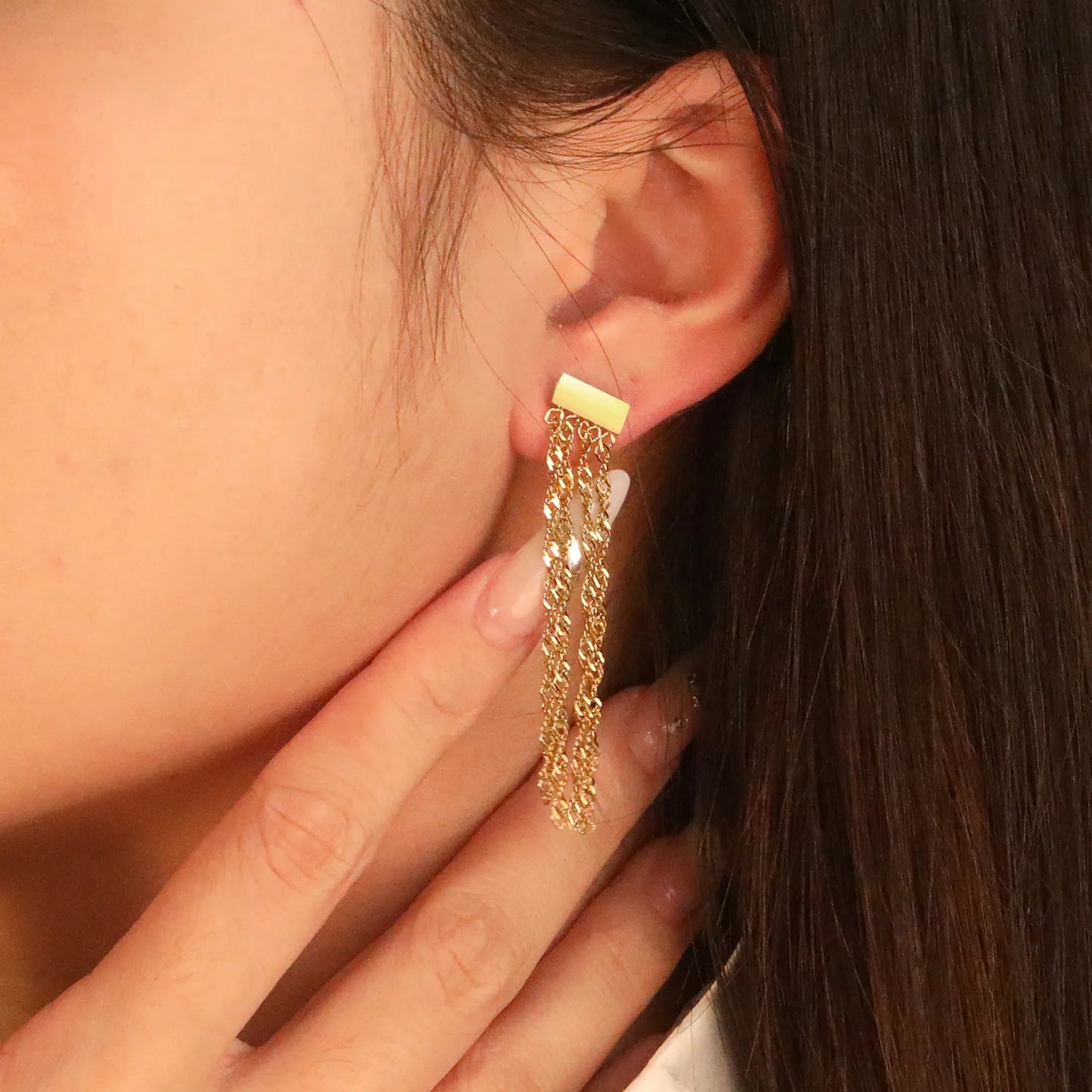 18k PVD gold Stainless Steel Hypoallergenic Drop Earrings – Bulk Wholesale (12+ Pairs) 🌍 EU/US Supplier Trendy & Durable