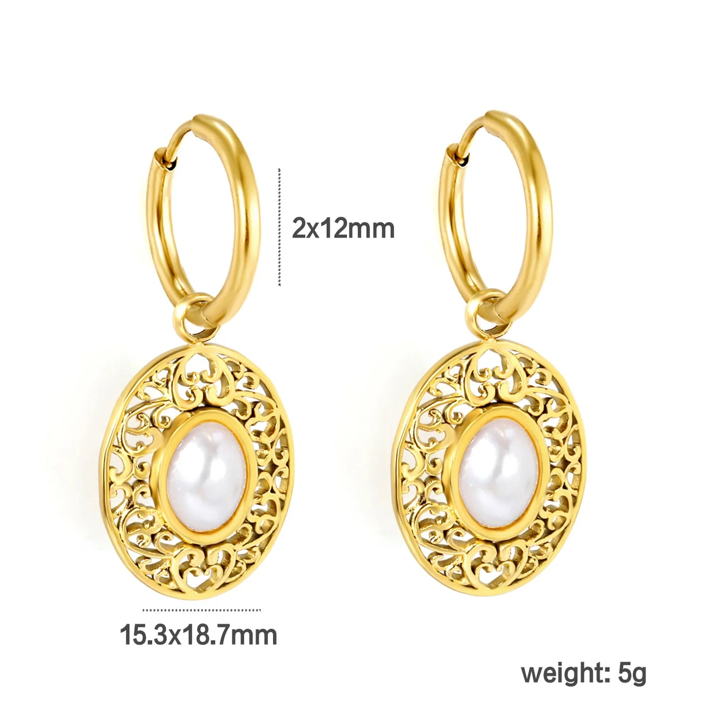 Wholesale 18k gold plated Stainless Steel Hypoallergenic Drop Earrings – Bulk Wholesale (12+ Pairs) 🌍 EU/US Supplier Trendy & Durable