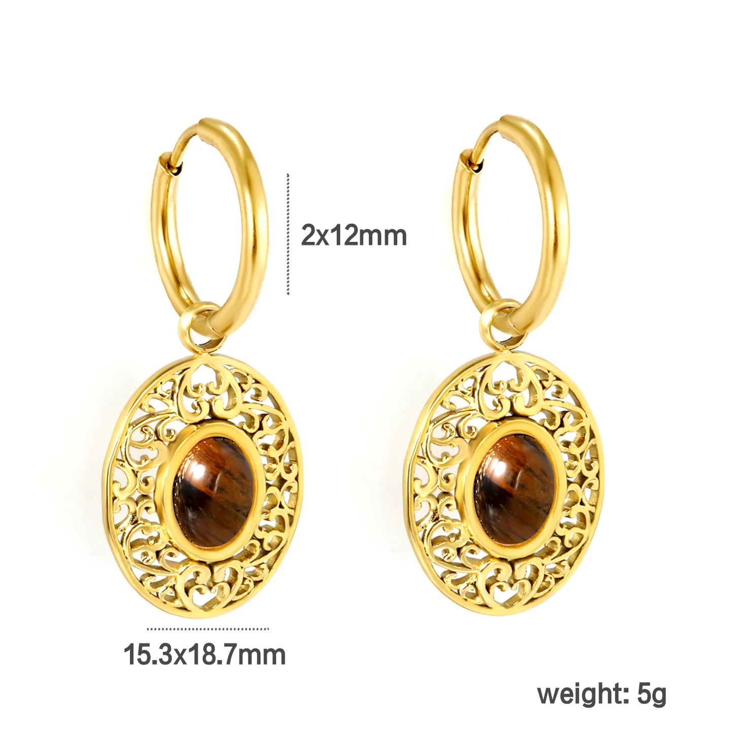 Wholesale 18k gold plated Stainless Steel Hypoallergenic Drop Earrings – Bulk Wholesale (12+ Pairs) 🌍 EU/US Supplier Trendy & Durable