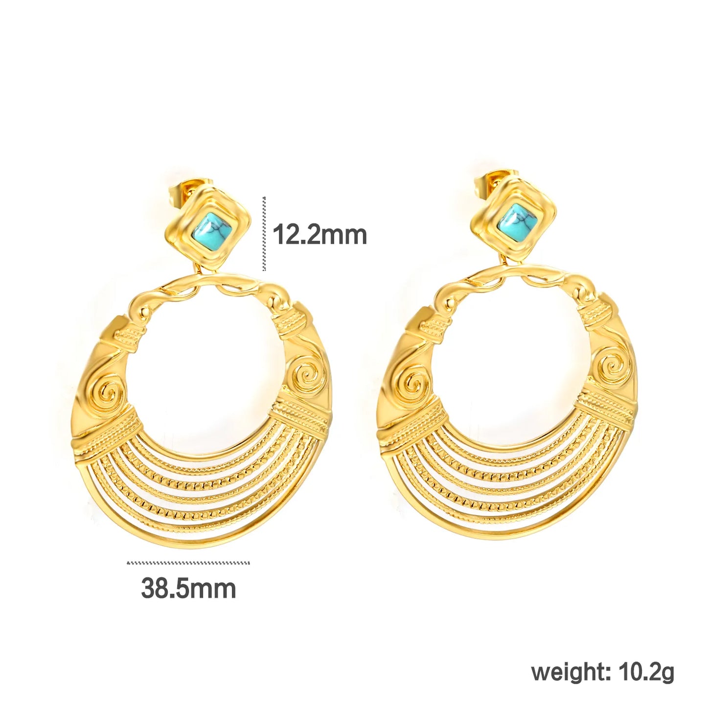 Wholesale PVD 18k gold Stainless Steel Hypoallergenic Drop Earrings – Bulk Wholesale (12+ Pairs) 🌍 EU/US Supplier Trendy & Durable