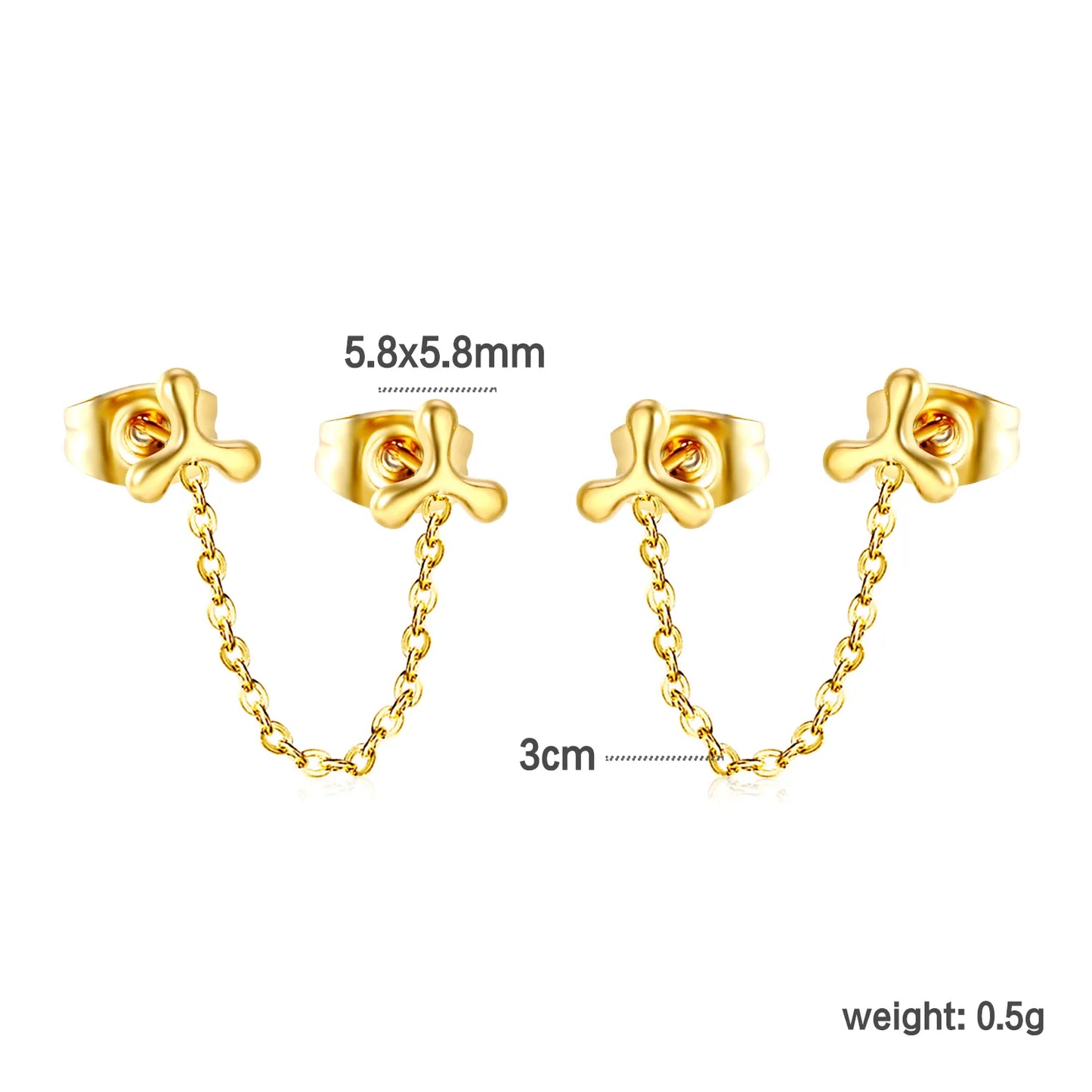 Stainless Steel Hypoallergenic Drop Earrings – Bulk Wholesale (12+ Pairs) 🌍 EU/US Supplier Trendy & Durable