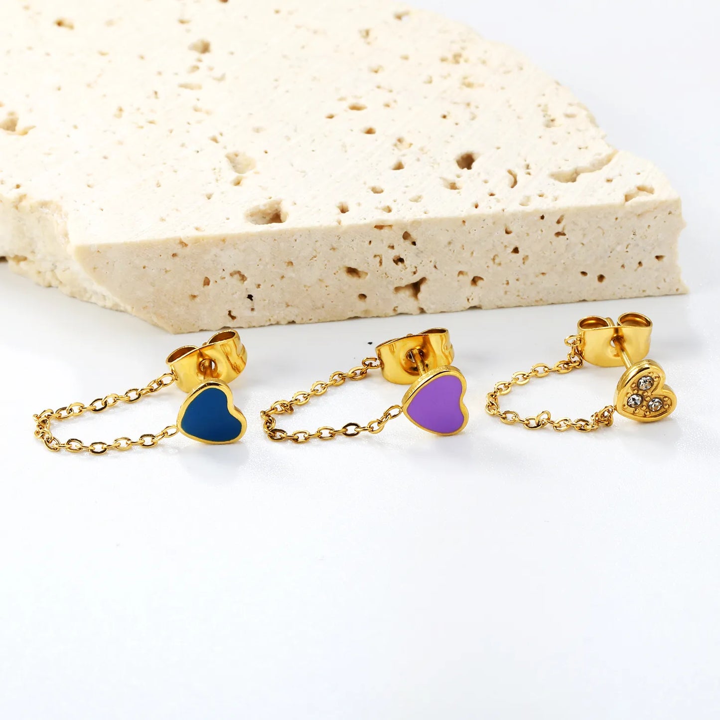 Wholesale PVD 18K Gold Stainless Steel Hypoallergenic Drop Earrings – Bulk Wholesale (12+ Pairs) 🌍 EU/US Supplier Trendy & Durable