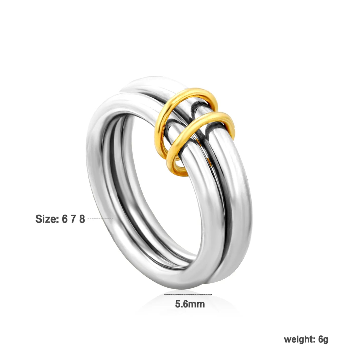 ✨Wholesale 18k PVD gold Stainless Steel Rings Wholesale (MOQ 12+) | Hypoallergenic Fashion Rings 🌍 | Tarnish-Free