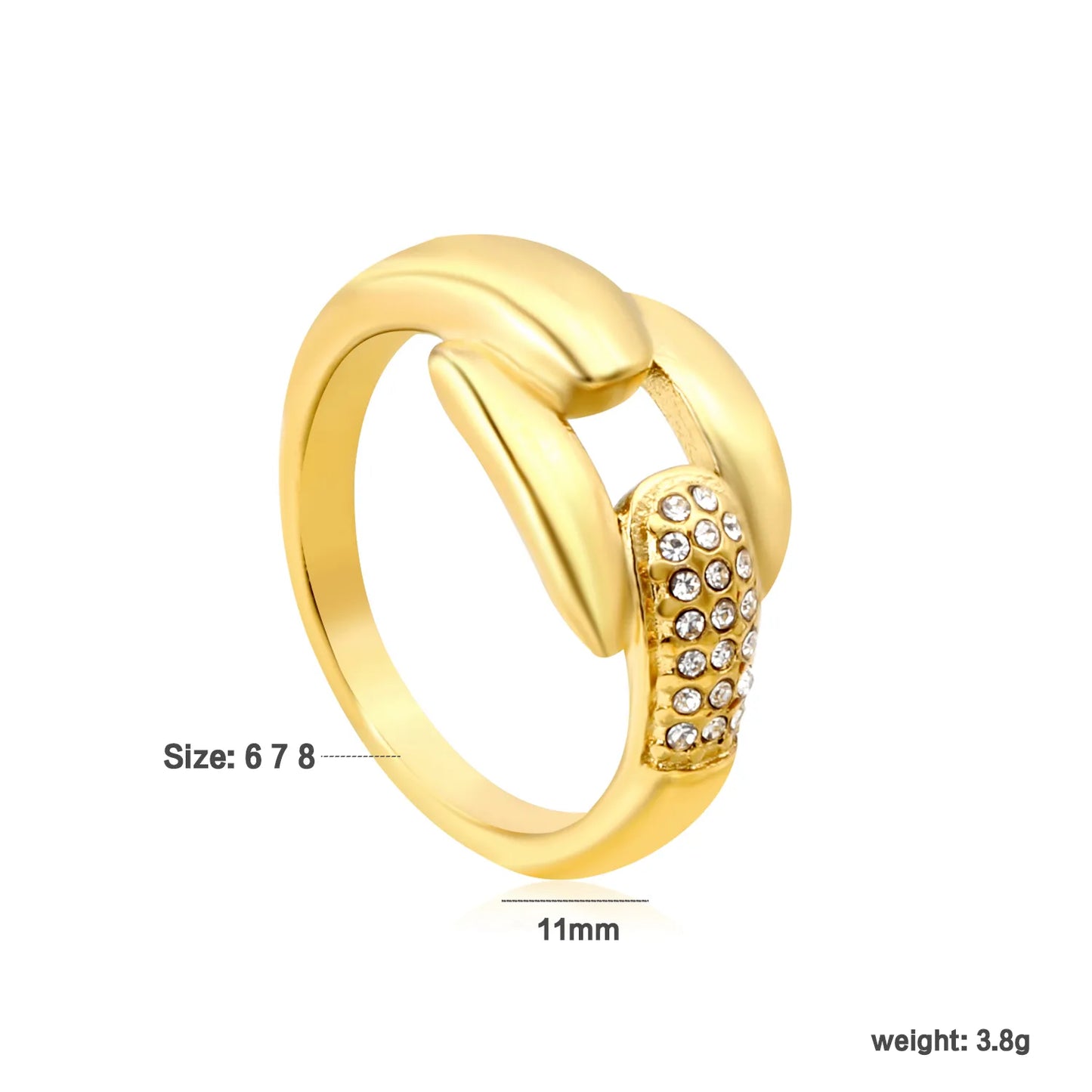 ✨Wholesale 18k PVD gold Stainless Steel Rings Wholesale (MOQ 12+) | Hypoallergenic Fashion Rings 🌍 | Tarnish-Free