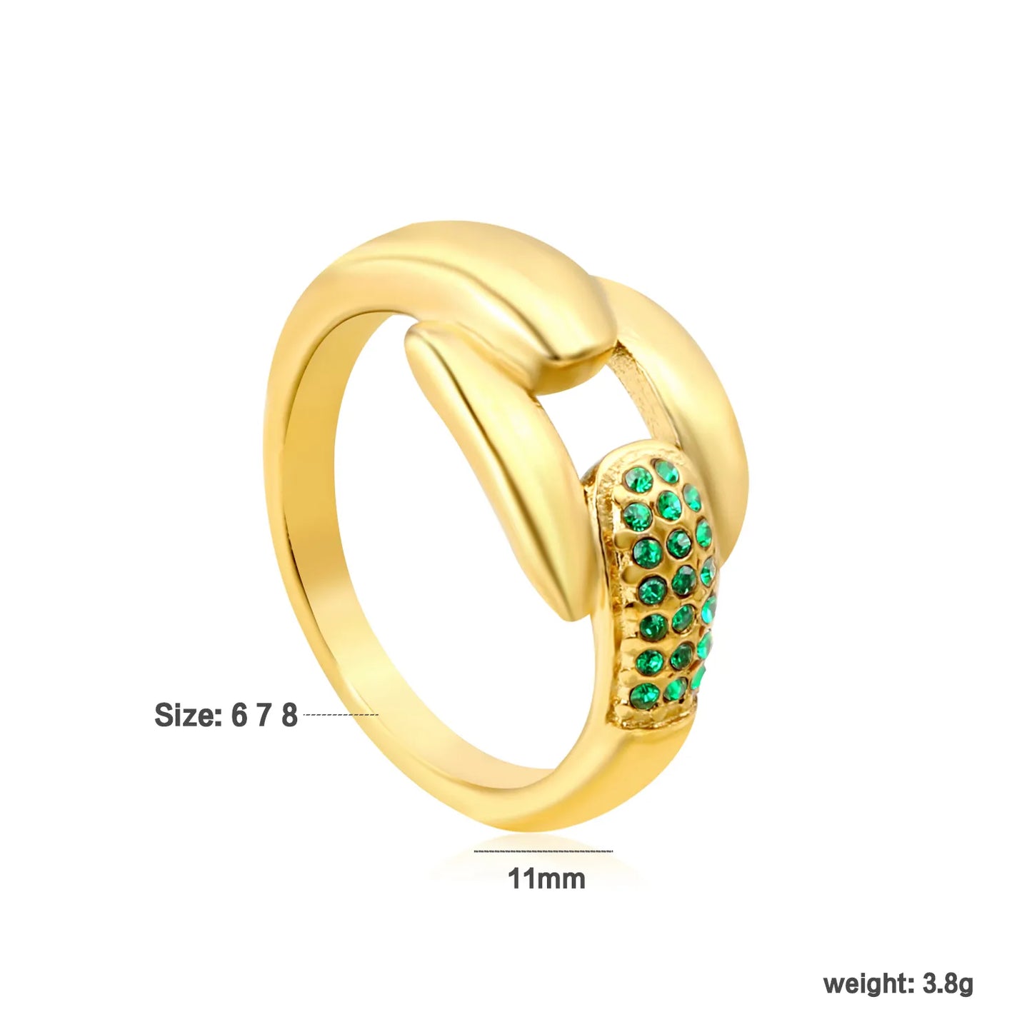 ✨Wholesale 18k PVD gold Stainless Steel Rings Wholesale (MOQ 12+) | Hypoallergenic Fashion Rings 🌍 | Tarnish-Free