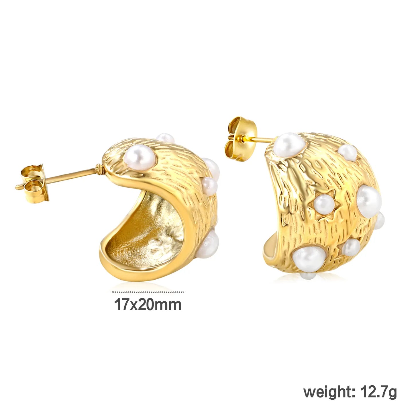 Stainless Steel Hypoallergenic Stud Earrings – Bulk Wholesale (12+ Pairs) 🌍 EU/US Supplier Trendy & Durable