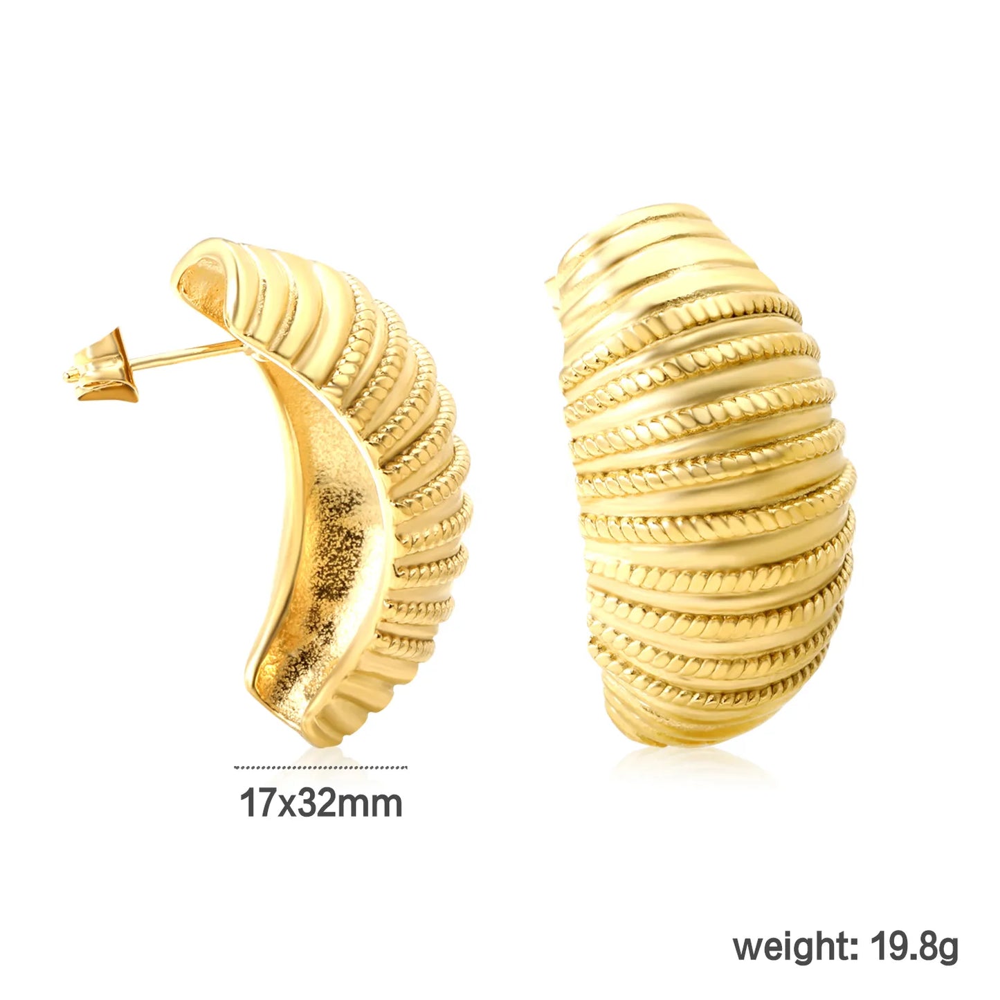 Stainless Steel Hypoallergenic Stud Earrings – Bulk Wholesale (12+ Pairs) 🌍 EU/US Supplier Trendy & Durable