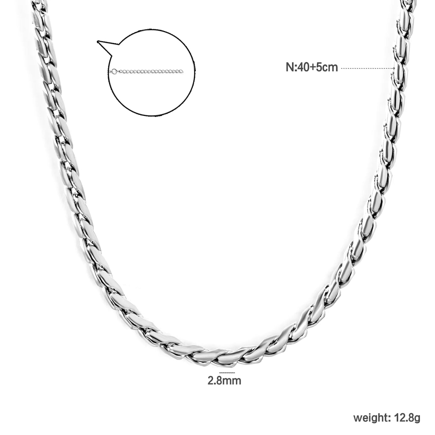 ✨ 18k gold plated Concise style Stainless Steel Chain Necklace Wholesale (MOQ 12+) | Durable Jewelry Chains 🌍 | Box/Cable/Rope/Franco Links