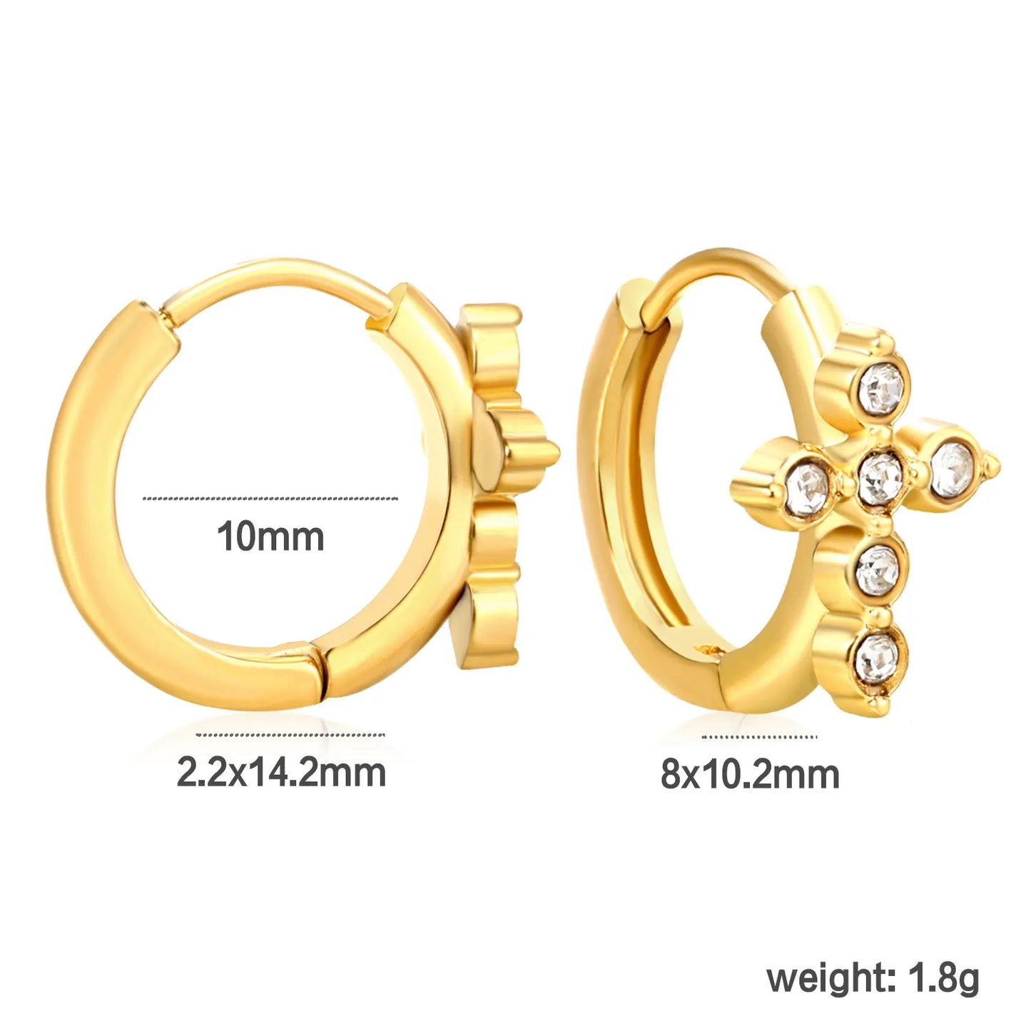 Stainless Steel Hypoallergenic Earrings – Bulk Wholesale (12+ Pairs) 🌍 EU/US Supplier Trendy & Durable