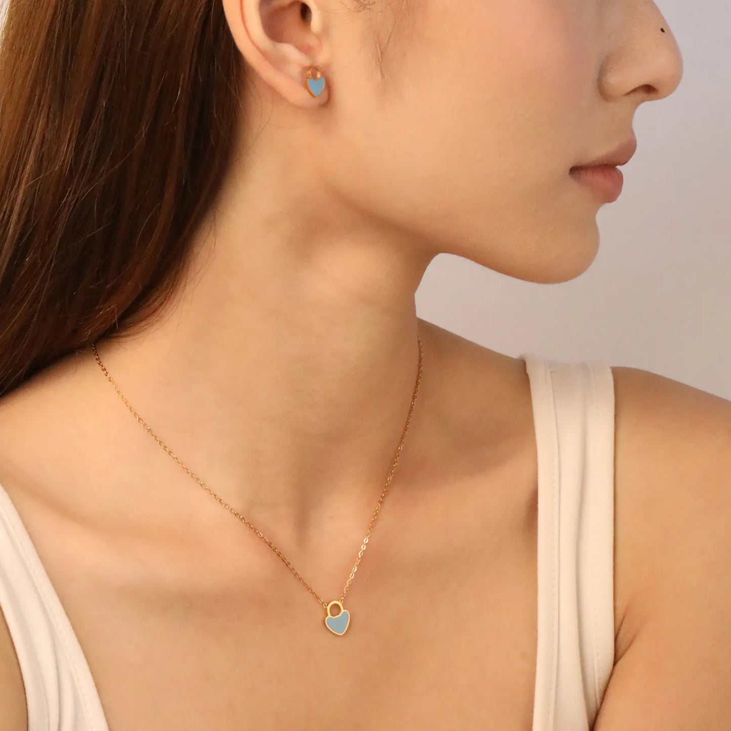 ✨🌸 18K Gold Cute patterns Jewelry Set Wholesale (MOQ 12+) | Stainless Steel Necklace & Earrings 🌍 | Hypoallergenic Luxury Gift Set