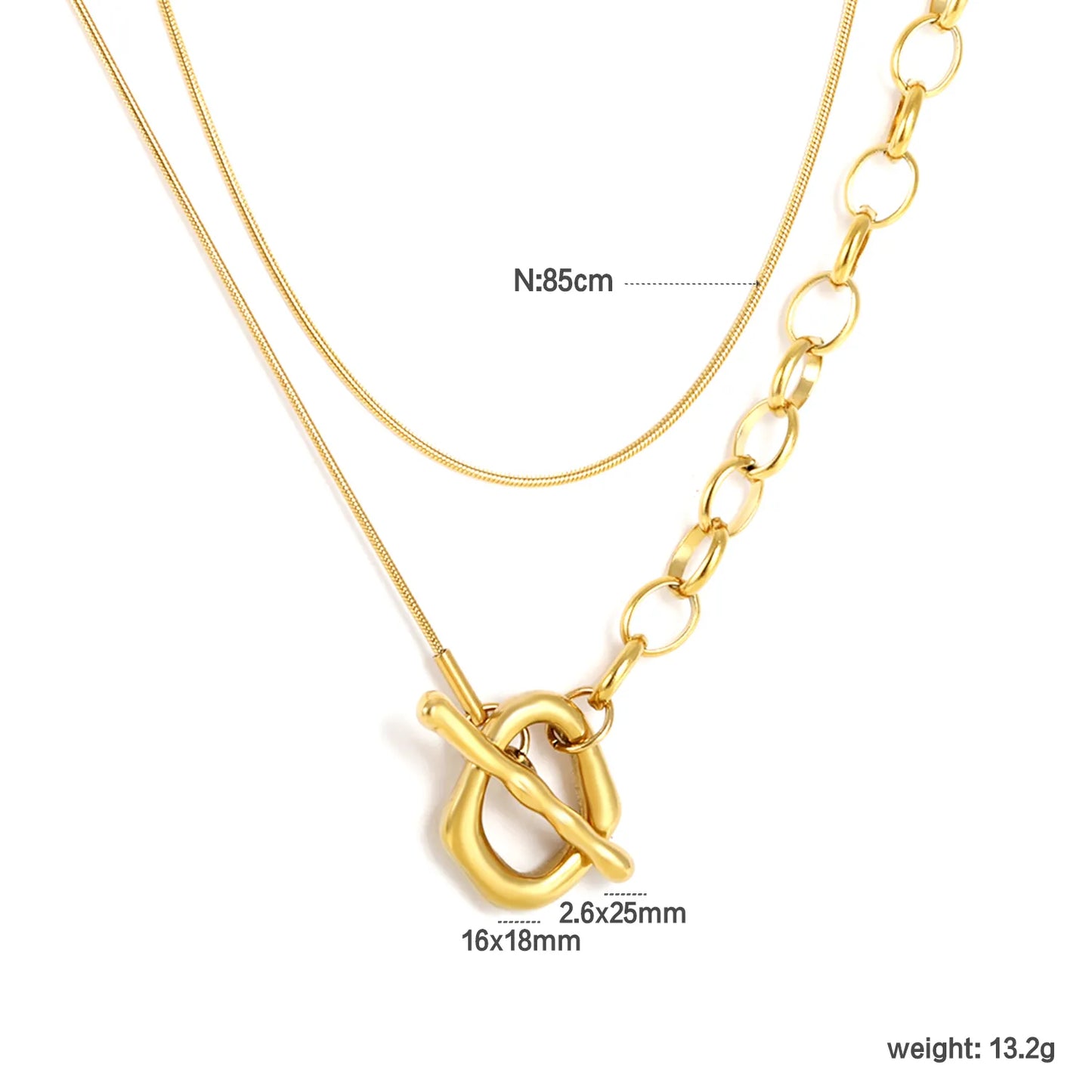 ✨ 18K Gold PVD Necklace Wholesale (MOQ 12+) | Stainless Steel Hypoallergenic Chains 🌍 | Dainty & Chunky Styles