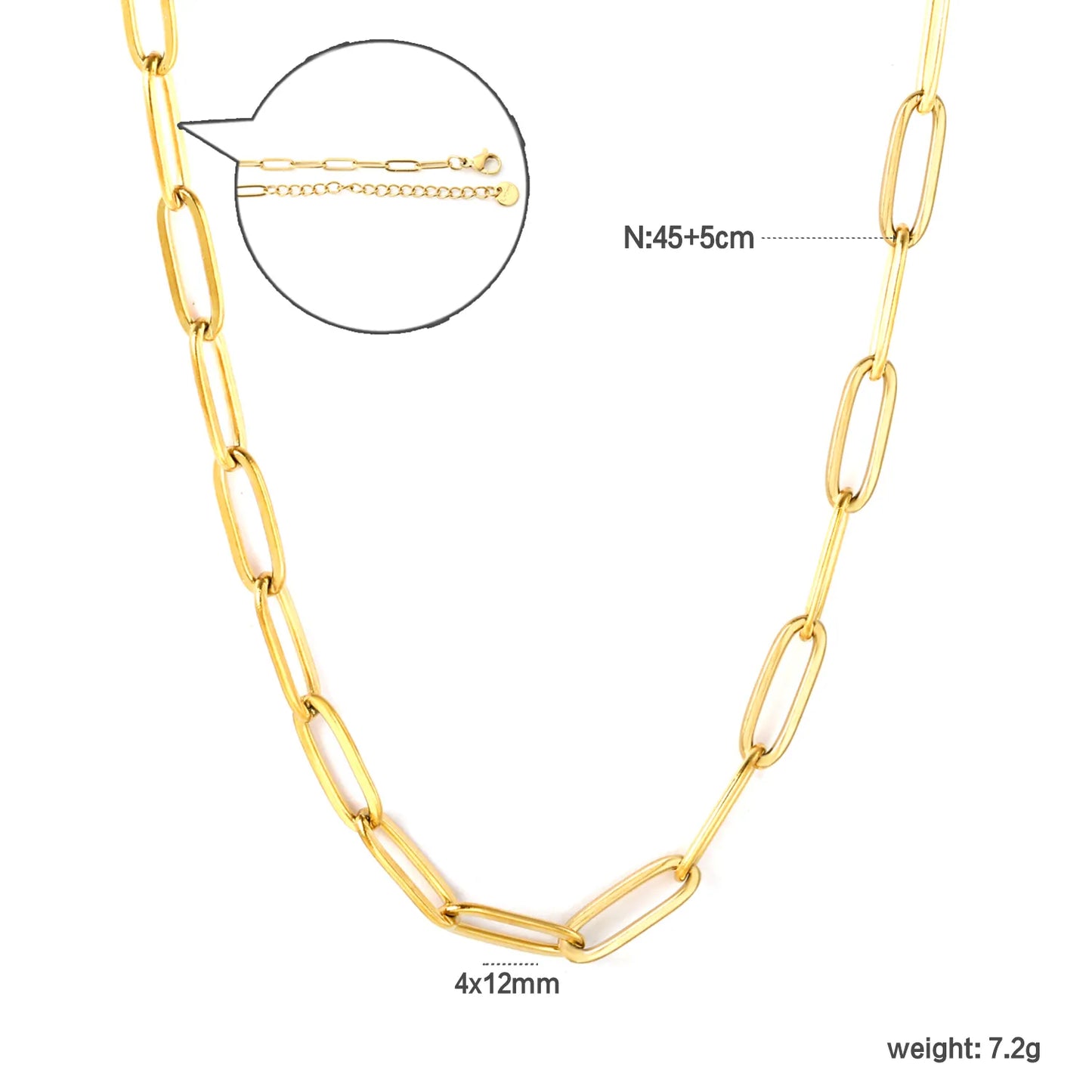 ✨ 18K Gold PVD Double Chain Necklace Wholesale (MOQ 12+) | Stainless Steel Layered Chains 🌍| Hypoallergenic Dainty Necklaces Set