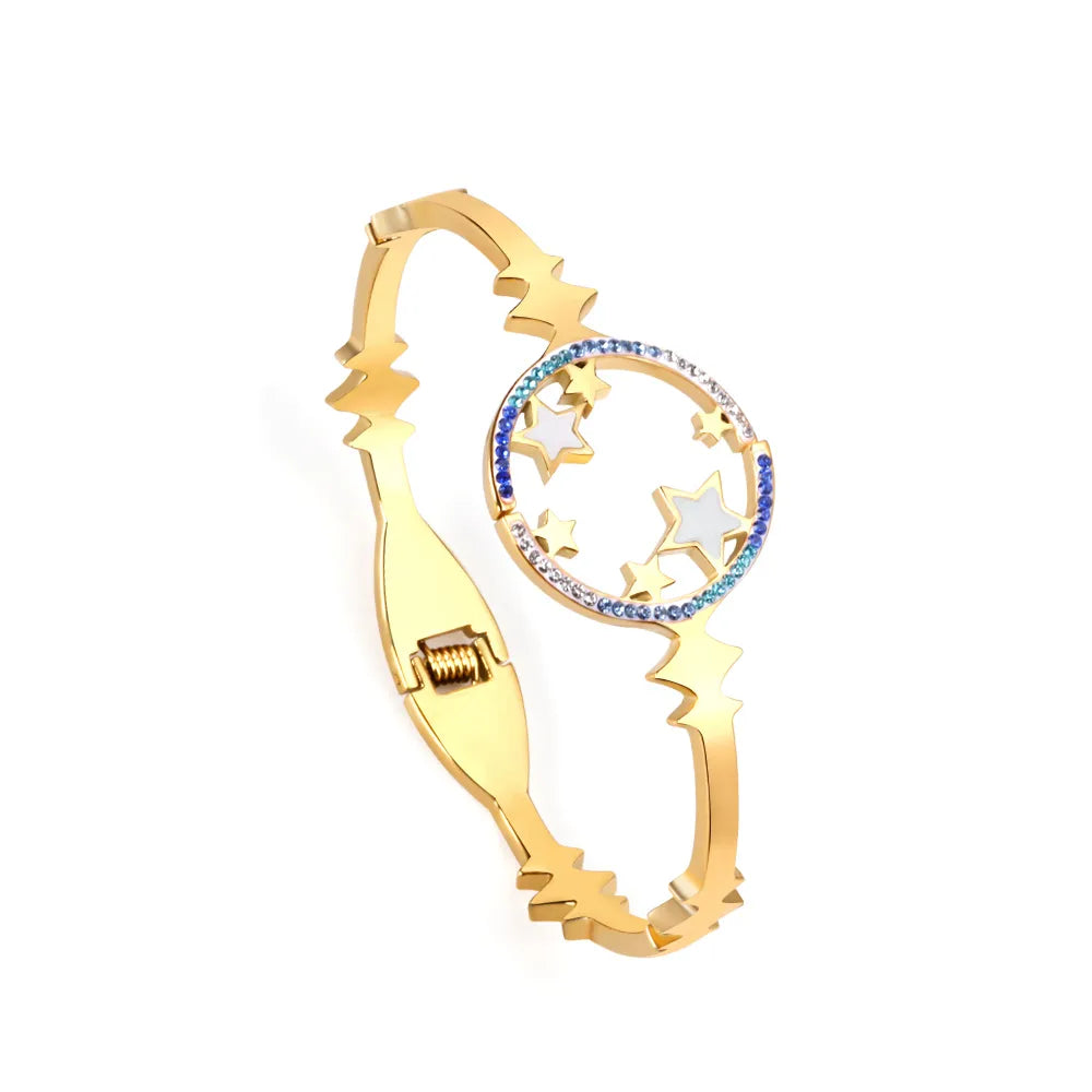 ✨ 18K Gold PVD 61x24.6mm Bangle Bracelet Wholesale (MOQ 12+) | Stainless Steel 🌍 | Hypoallergenic Cuff & Chain Bangles