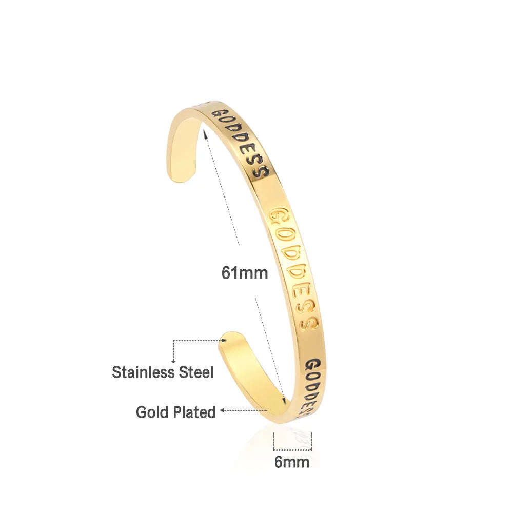✨ 18K Gold PVD 61x6mm Bangle Bracelet Wholesale (MOQ 12+) | Stainless Steel 🌍 | Hypoallergenic Cuff & Chain Bangles