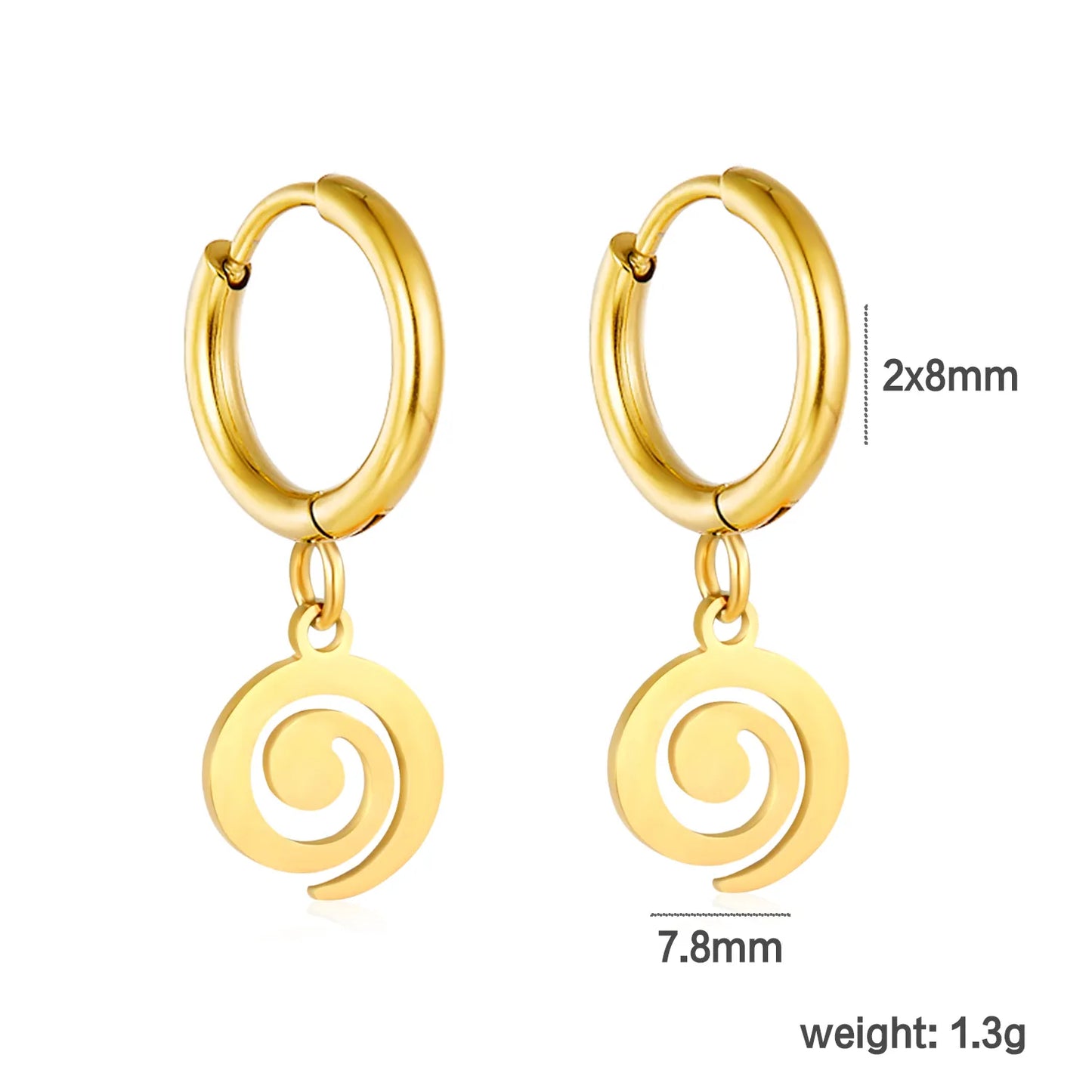 ✨⚙️ Wholesale Gold Earring Findings | 8mm Backs + 7.8mm Spirals