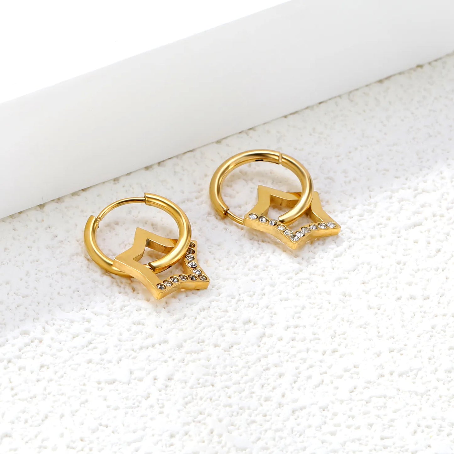 ✨ Wholesale Star Earring Backs | 10mm ID + 12.5mm CZ Star