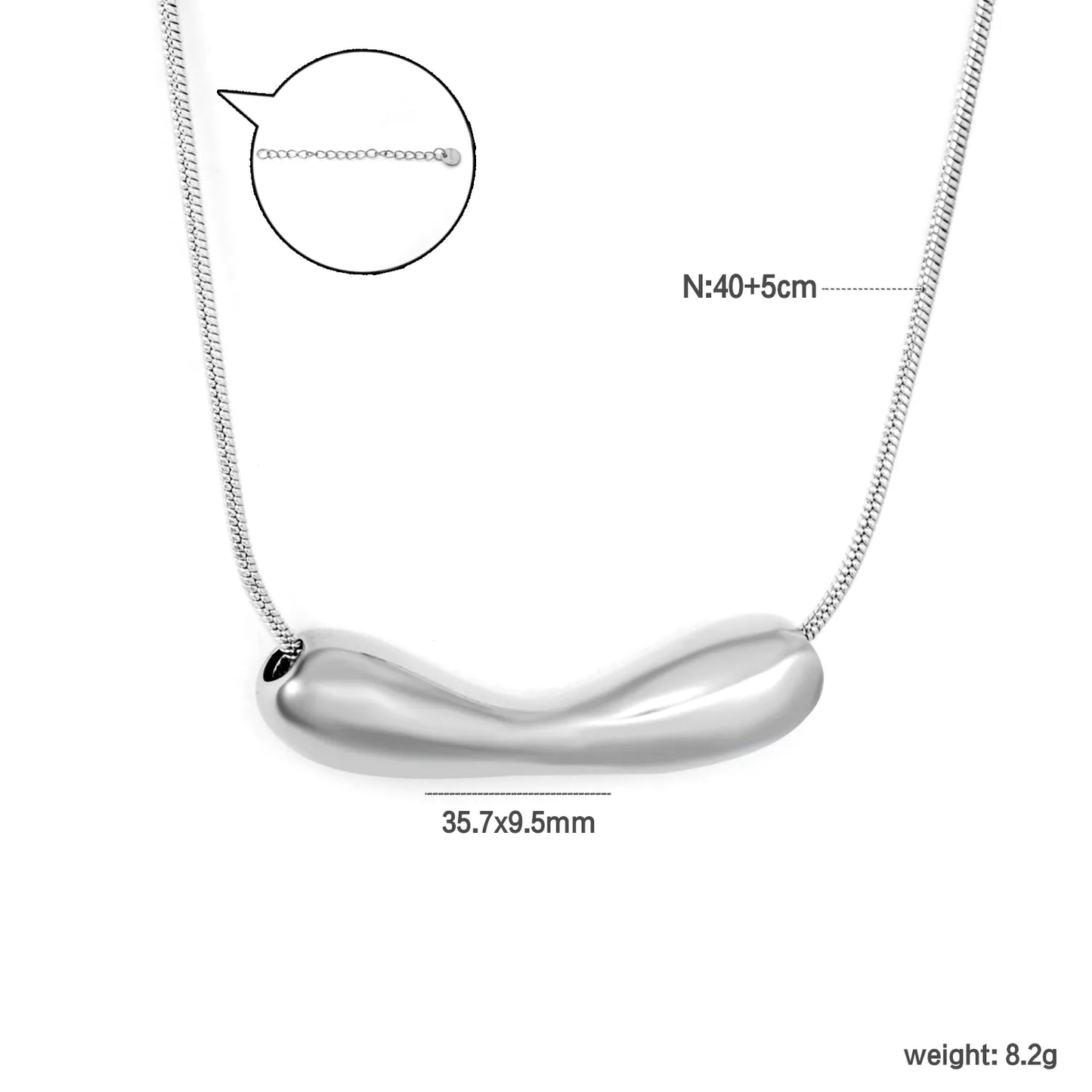 ✨ Wholesale Stainless Steel Hollow Smiley Face Necklace | 35.7*9.5mm Unique Shape Pendant | 1.2mm Snake Chain 40+5cm with 6mm Lobster Clasp | Gold or Steel Color