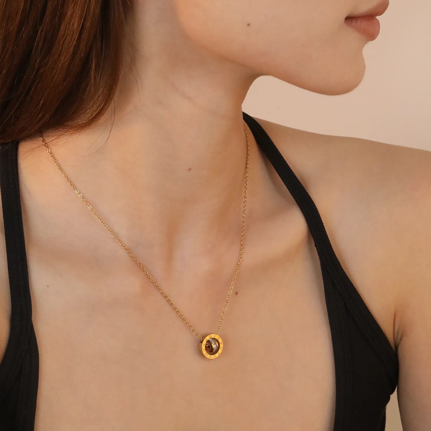 ✨ Wholesale Gold Stainless Steel Delicate Chain With Zircon | 40+4cm Adjustable Length | 13mm Width | 4g Ultra-Lightweight | Bulk Jewelry Supplies
