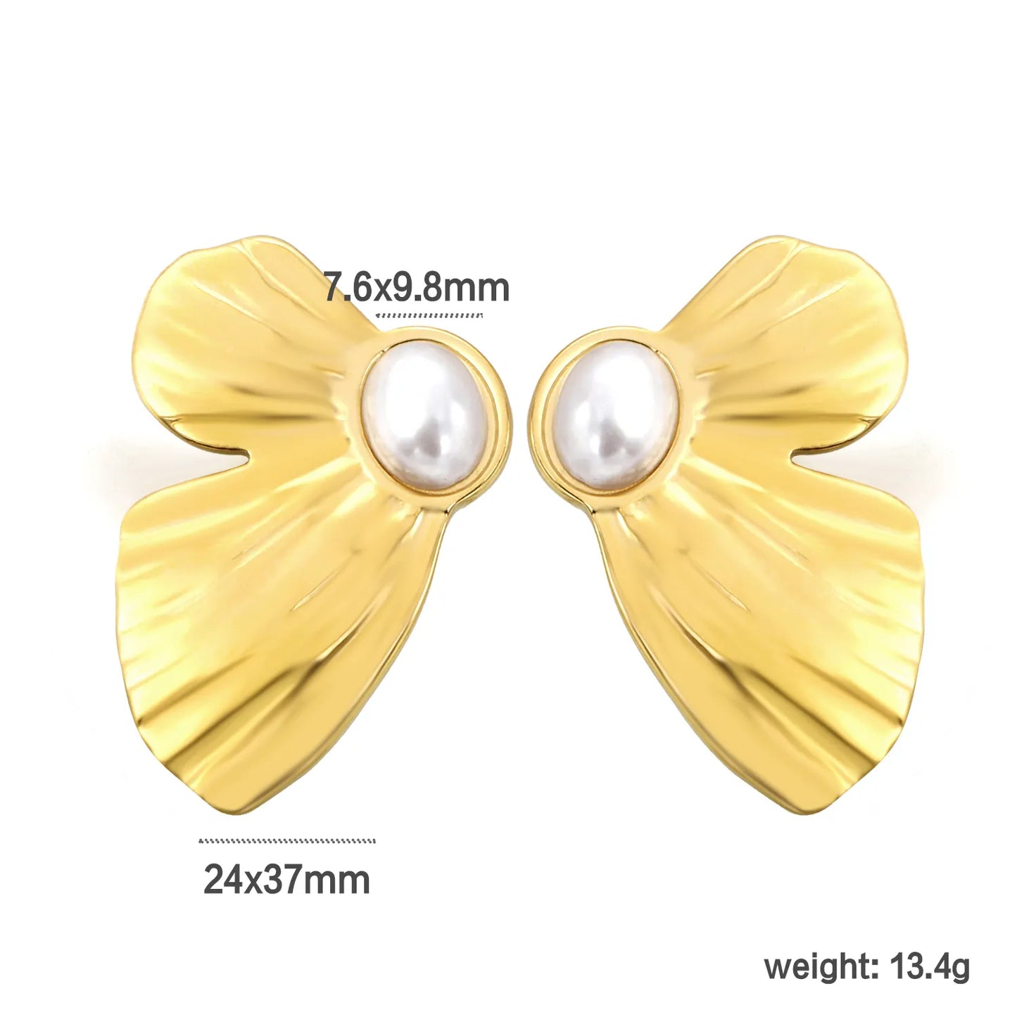 18k PVD gold Stainless Steel Hypoallergenic Stud Earrings – Bulk Wholesale (12+ Pairs) 🌍 EU/US Supplier Trendy & Durable