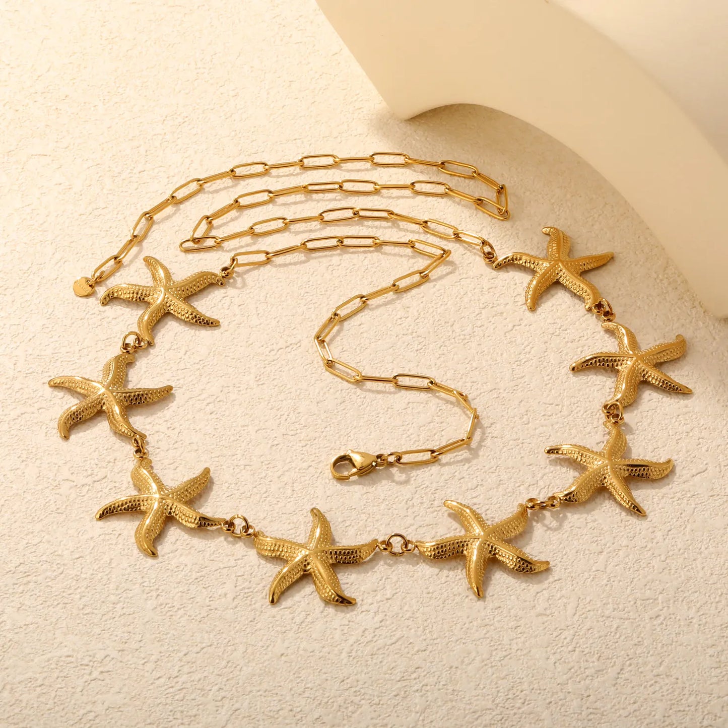 Vintage Starfish Waist Chain | 18K Gold Plated Stainless Steel Beach Body Chain Wholesale