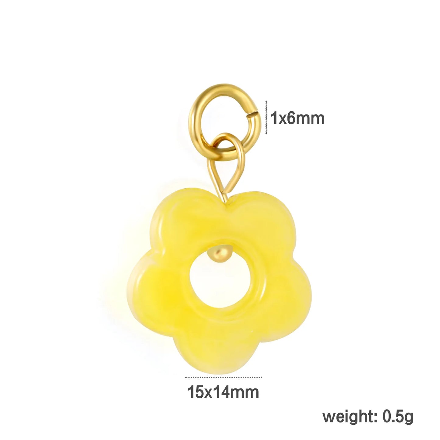 Wholesale Versatile Colorful Flower Resin Charms | Jewelry Making Accessories | Bulk Order Available