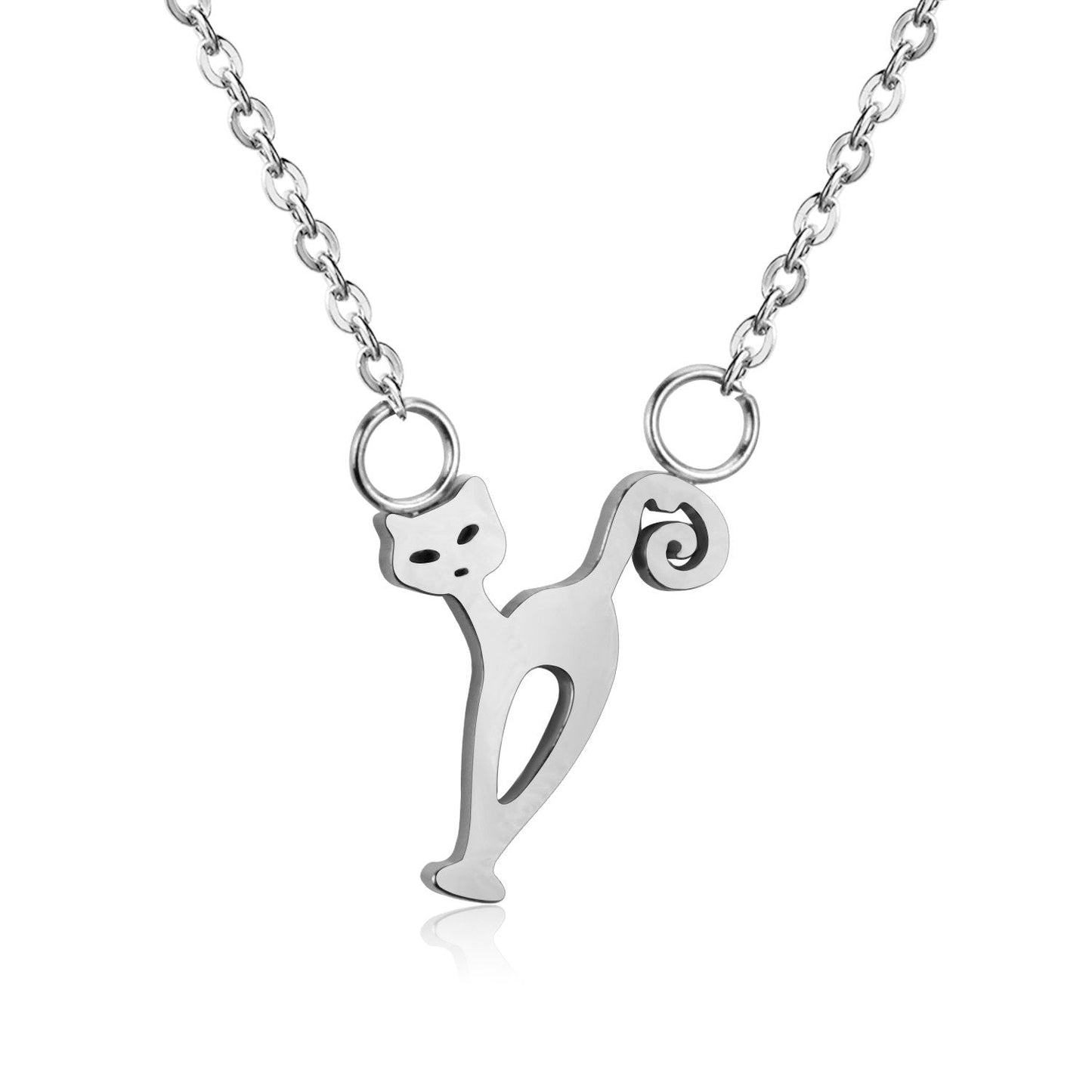 Animal Pattern Pendant Gold Color Necklace For Men Women Jewelry Stainless Steel Chain Necklaces Collares Collier