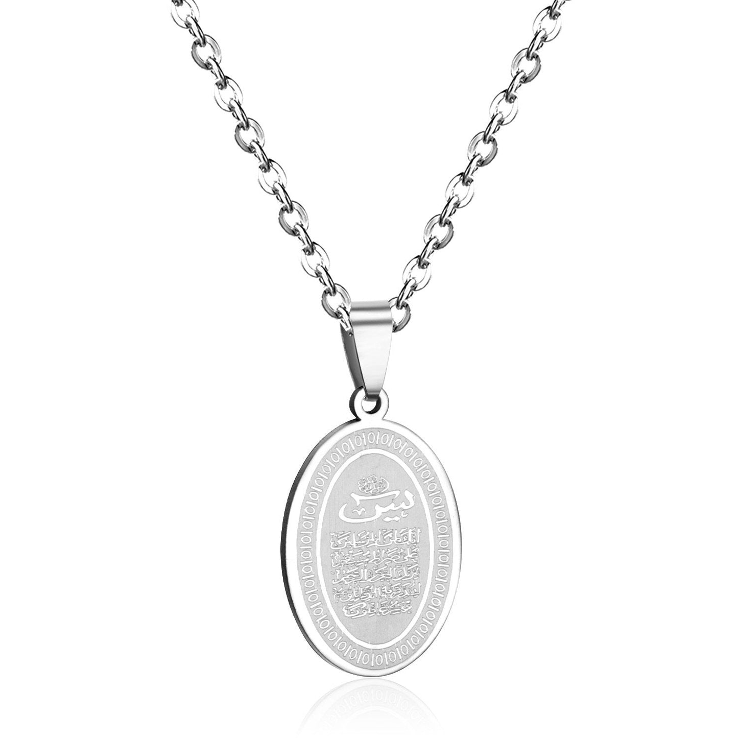 Muslim Scriptures Pendant Necklace Gold-color Necklace Women Jewelry