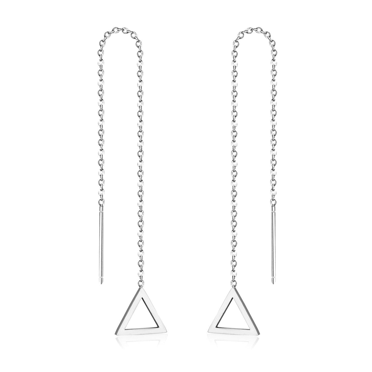 ASON Korean Statement Long Tassel Drop Dangle Earrings 2022 for Women Stainless Steel Earring Set Female Fashion Jewelry