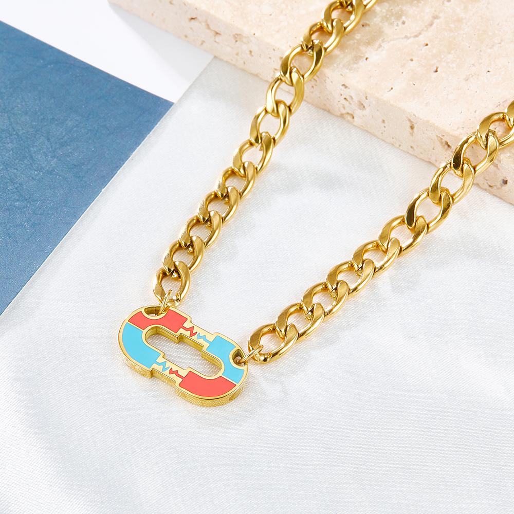 World Cup Football Pendant Necklace For Woman Must Win Man Sport Statement Thick Beads Chain Necklaces Brand Design