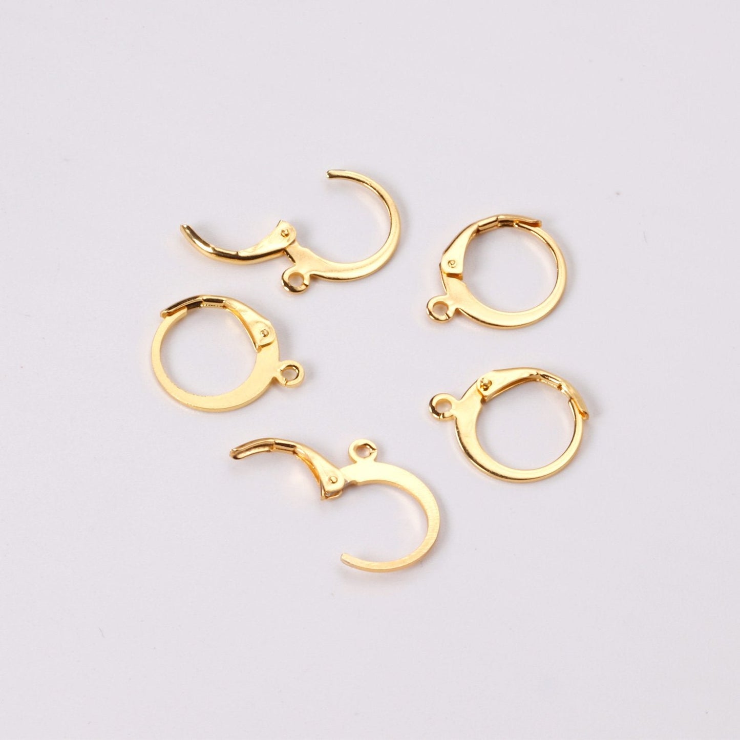100pcs/lot Open Circle Jump Rings Earring Pendant Connectors Stainless Steel Gold Color Connector For DIY Jewelry Making Finding