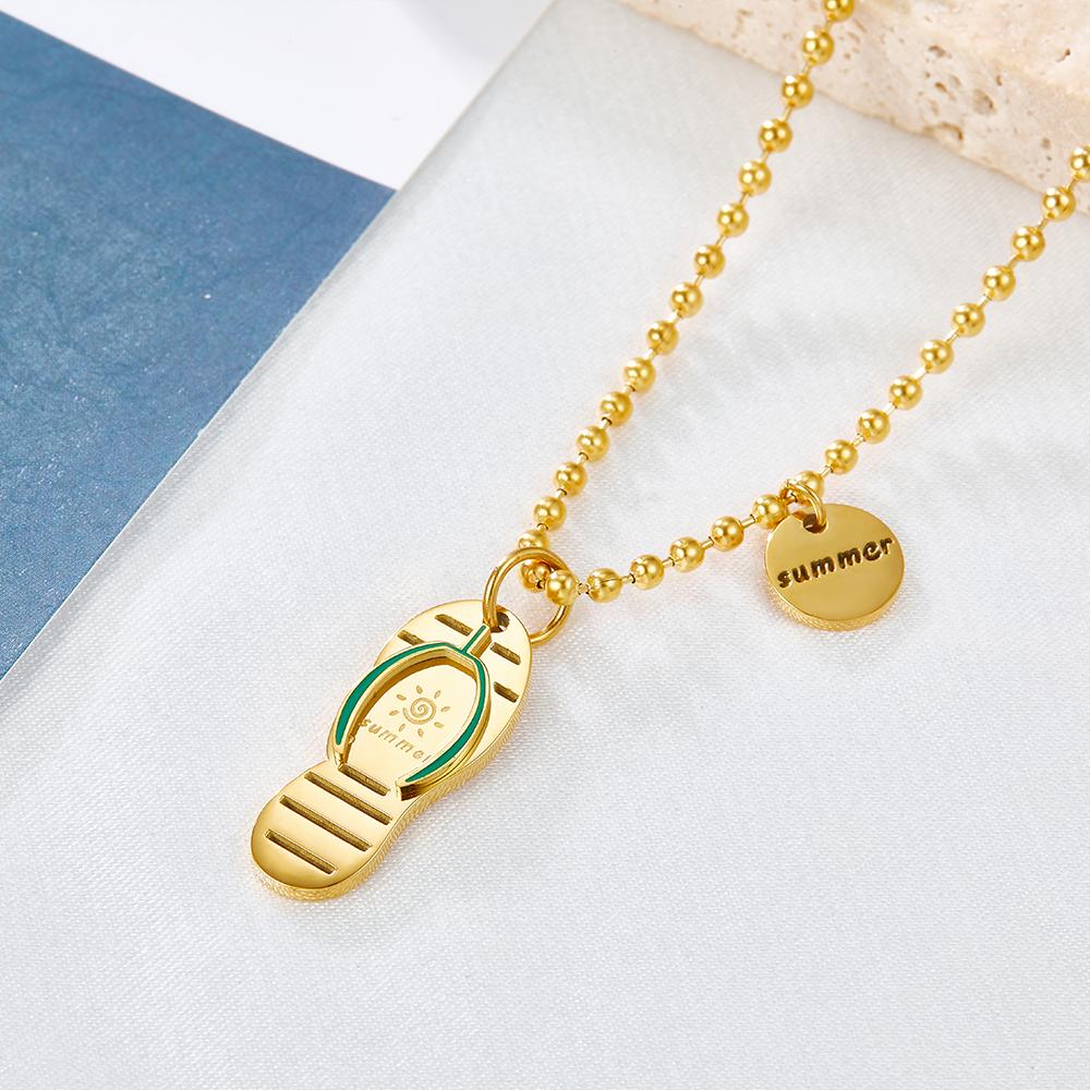World Cup Football Pendant Necklace For Woman Must Win Man Sport Statement Thick Beads Chain Necklaces Brand Design
