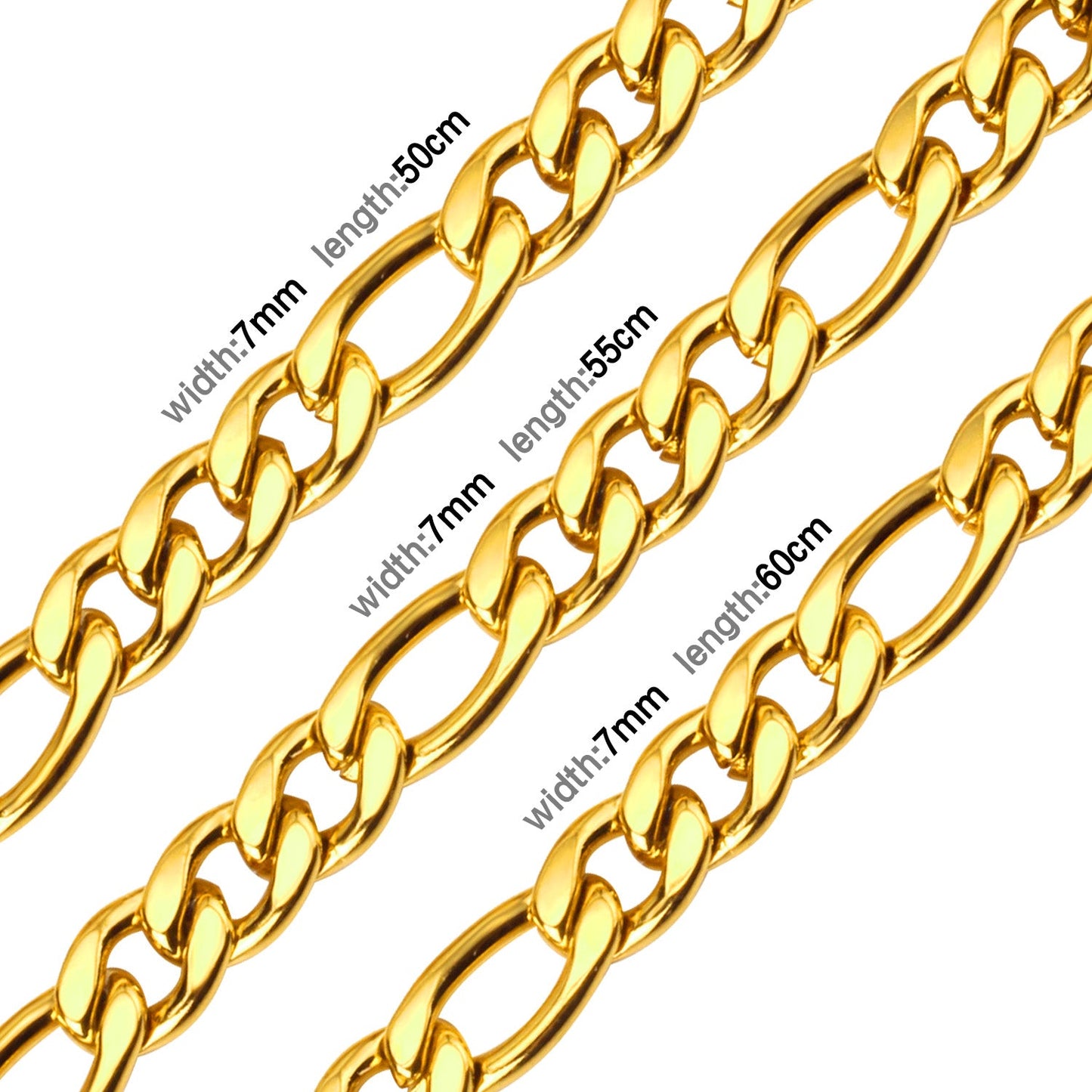 Fashion 5mm & 7mm Necklace DIY Matching Chain