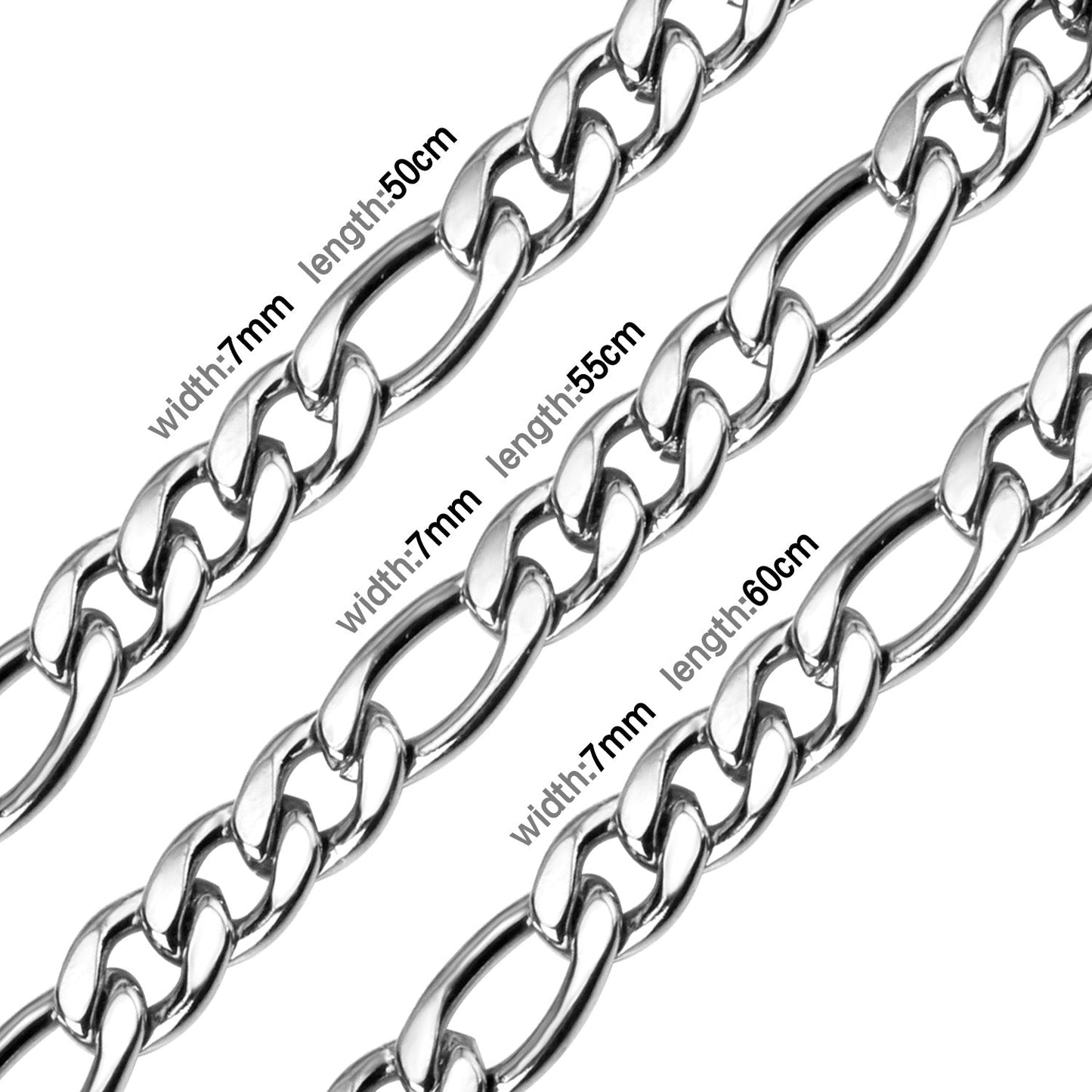 Fashion 5mm & 7mm Necklace DIY Matching Chain