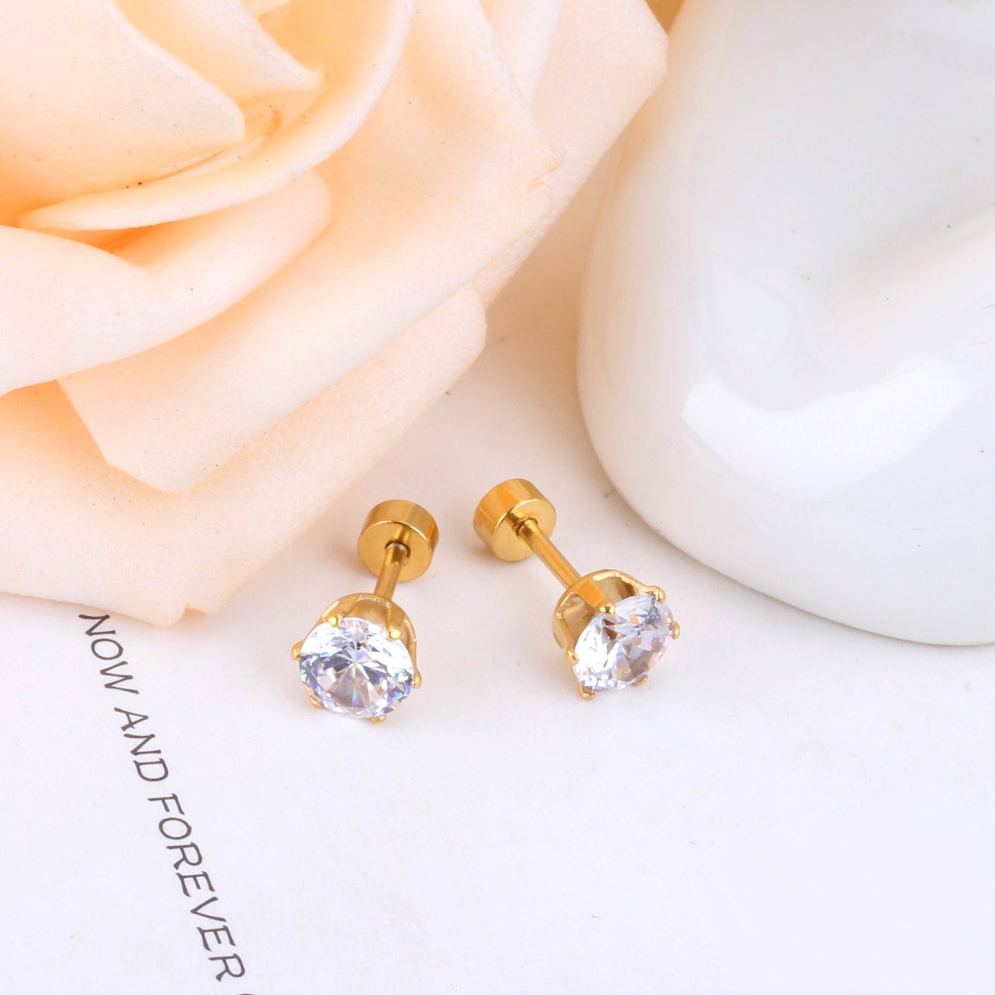 3mm/6mm Steel/Gold Round Mixed Drill Plugs
