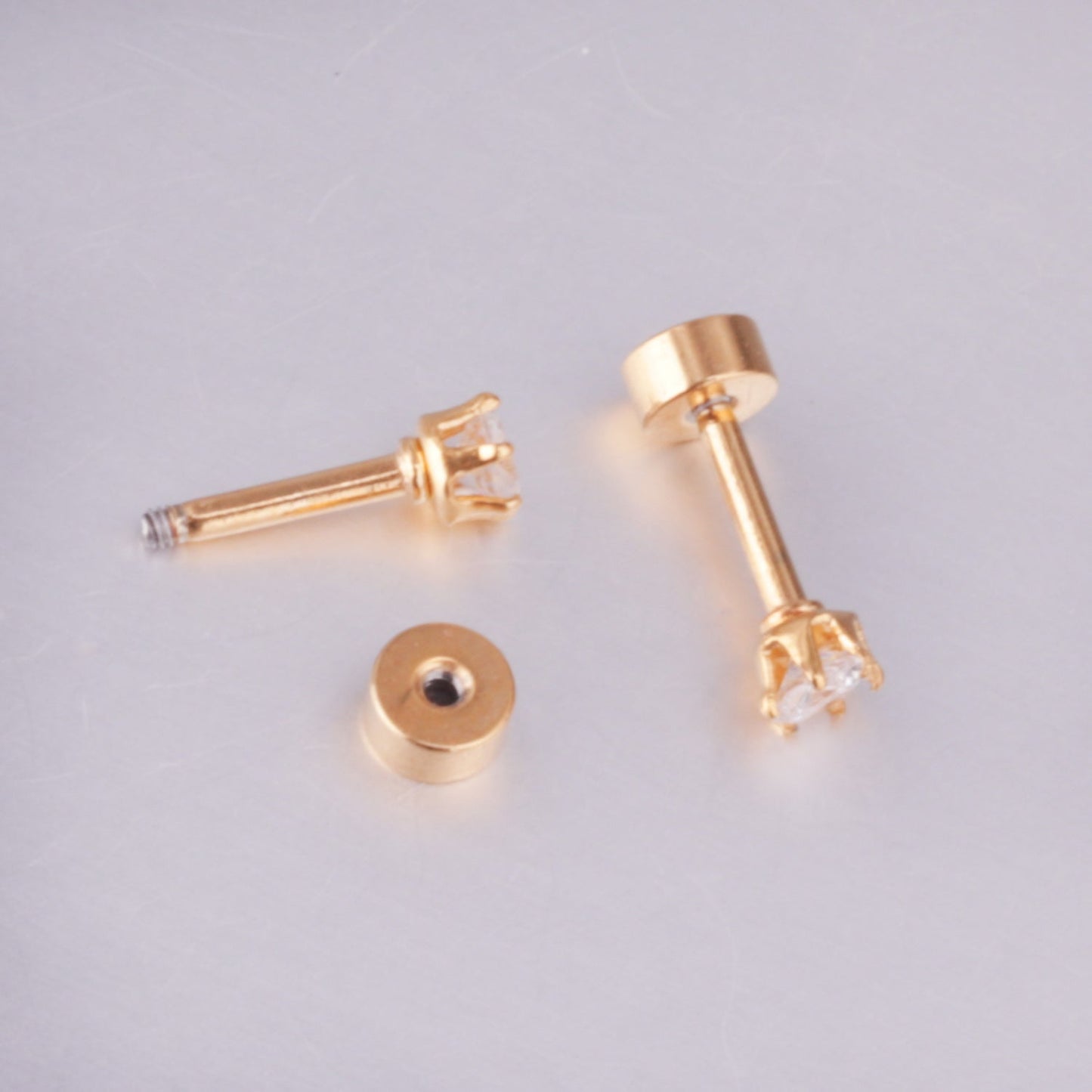3mm/6mm Steel/Gold Round Mixed Drill Plugs