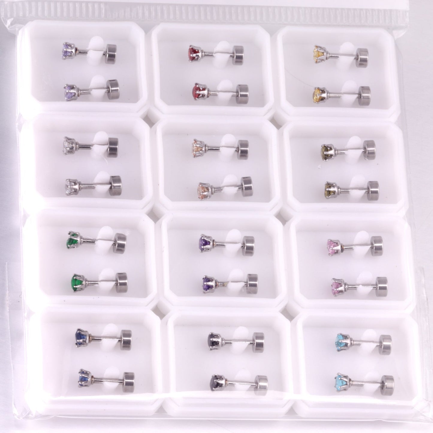 3mm/6mm Steel/Gold Round Mixed Drill Plugs