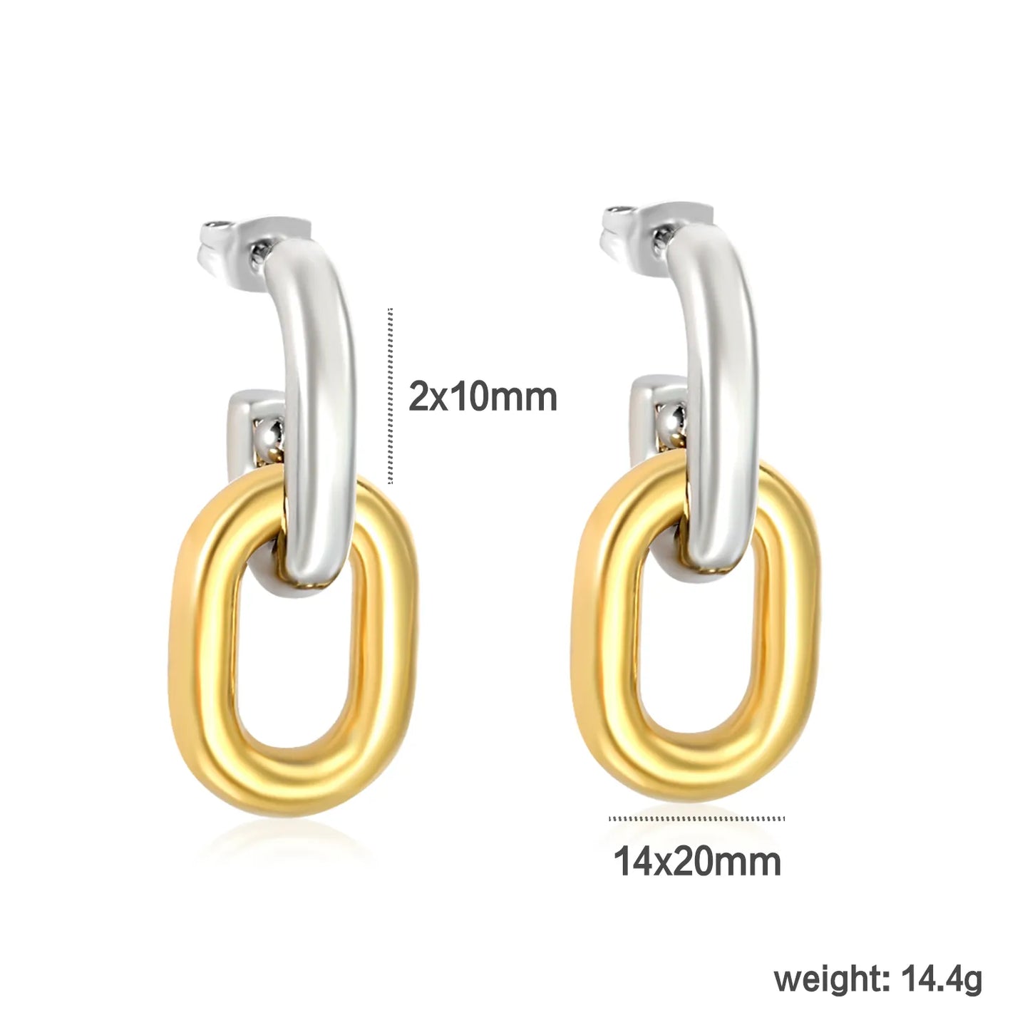 ✨ 18k gold plated Stainless Steel Hypoallergenic Drop Earrings – Bulk Wholesale (12+ Pairs) 🌍 EU/US Supplier Trendy & Durable