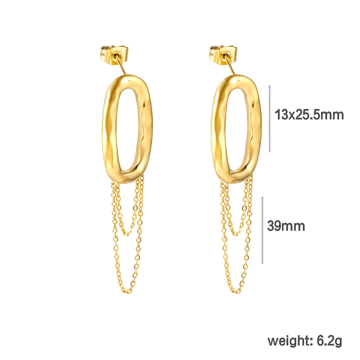 ✨ 18k gold plated Zircon Stainless Steel Hypoallergenic Drop Earrings – Bulk Wholesale (12+ Pairs) 🌍 EU/US Supplier Trendy & Durable