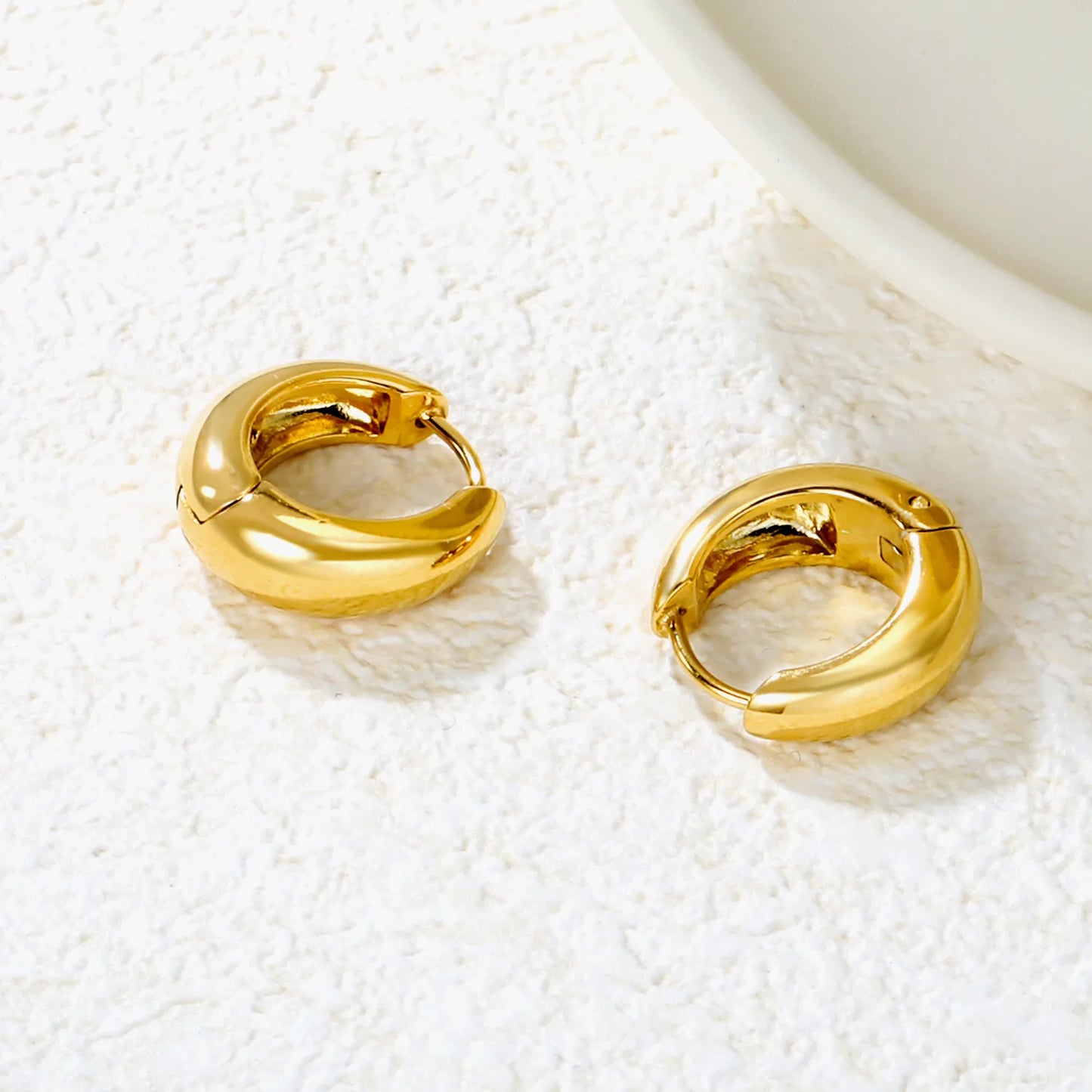 ✨ Stainless Steel Hypoallergenic Earrings With Gold & Steel-gold – Bulk Wholesale (10+ Pairs) 🌍 EU/US Supplier Trendy & Durable