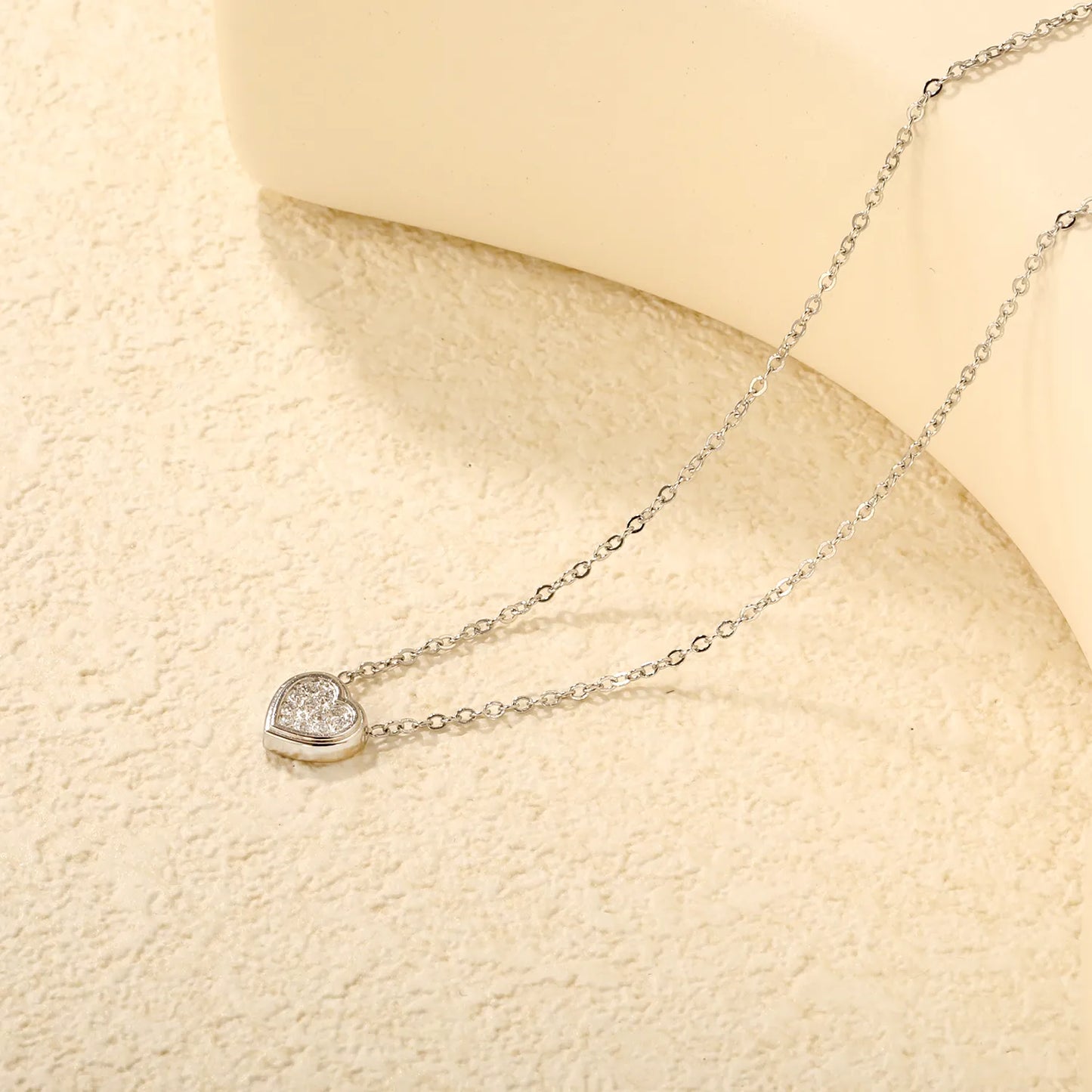 ✨ Wholesale Dainty Zircon Pendant Necklace | Heart/Flower/Round