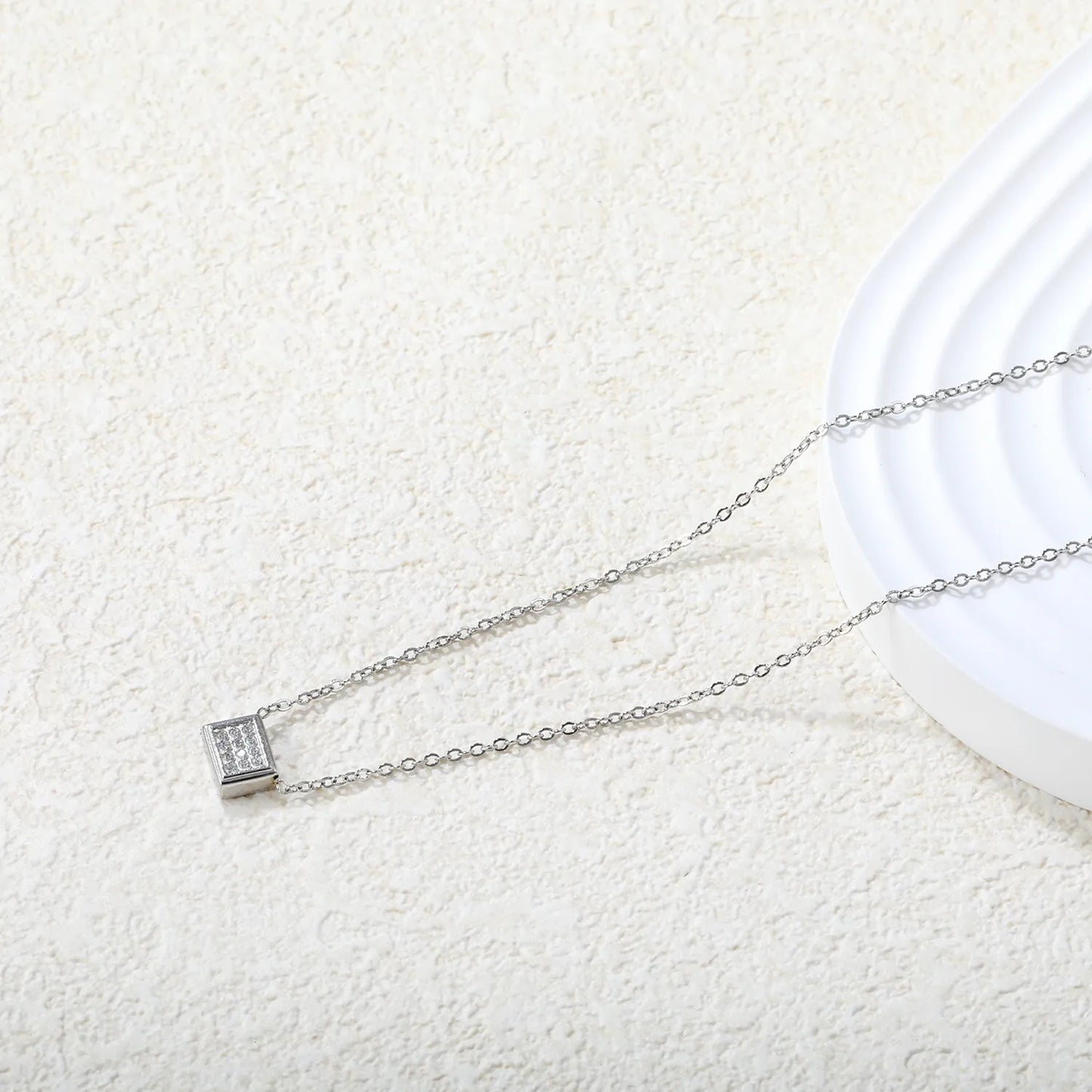 ✨ Wholesale Dainty Zircon Pendant Necklace | Heart/Flower/Round