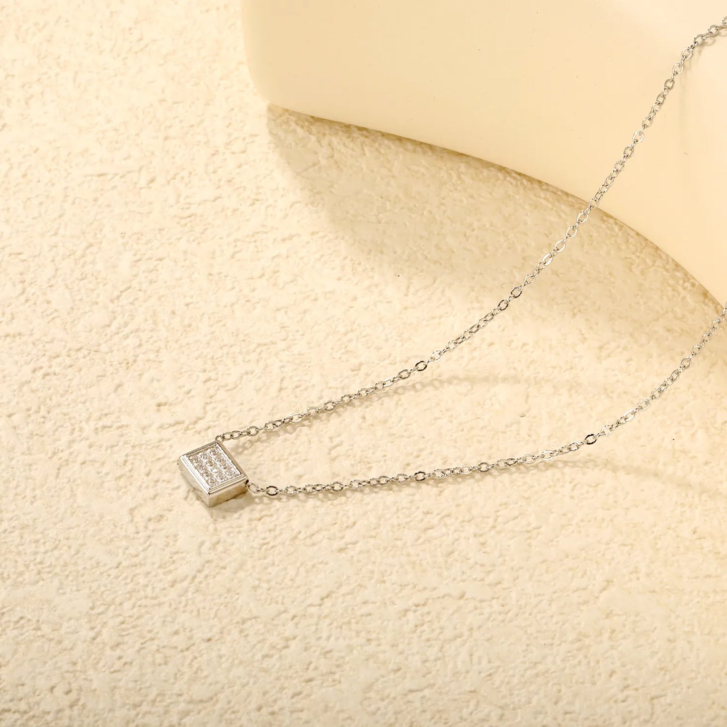 ✨ Wholesale Dainty Zircon Pendant Necklace | Heart/Flower/Round