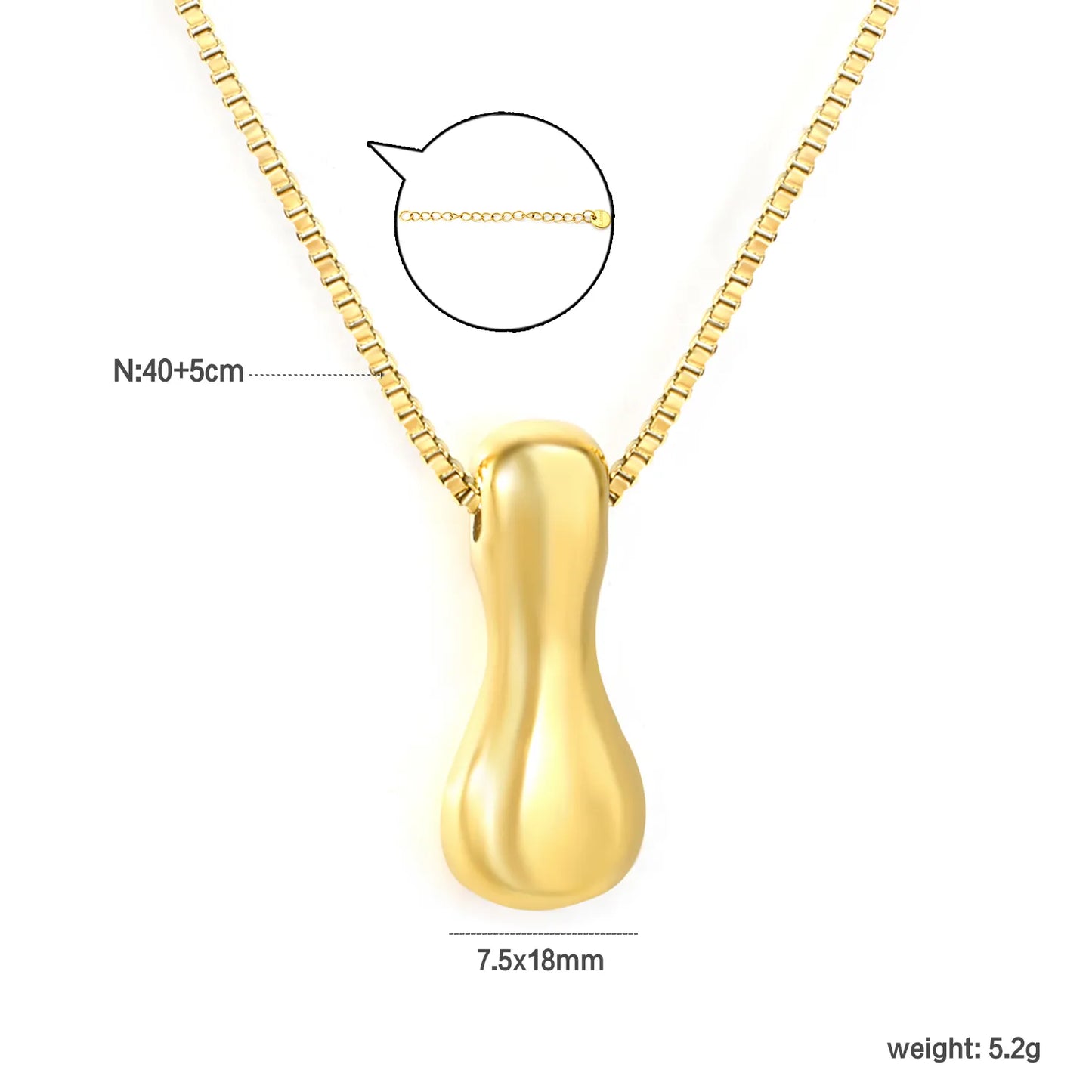 ✨ Wholesale PVD 18k gold A-Z 26 Q-version Letters Alphabet Pendant Necklace | Gold plated Stainless Steel Initial Jewelry