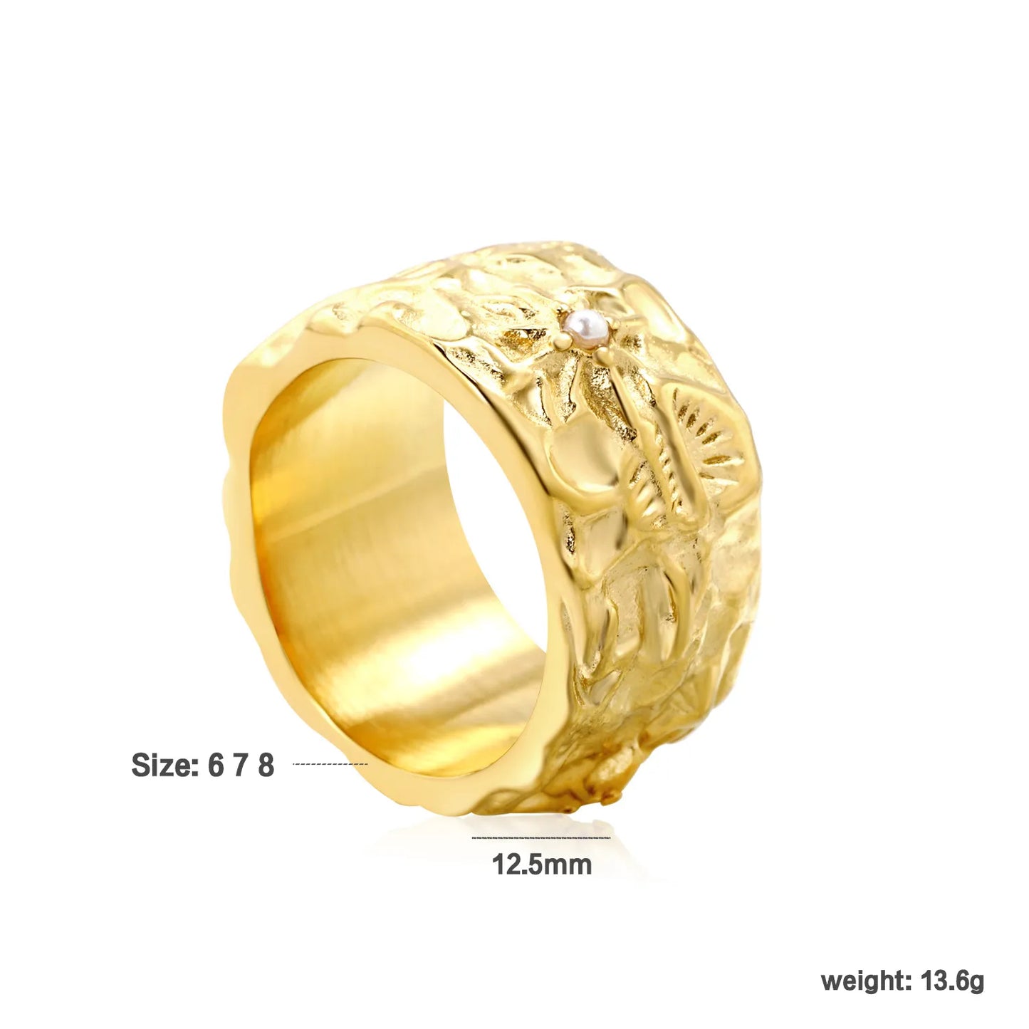 ✨ 18K Gold PVD & Steel Ring Wholesale (MOQ 12+) | Stainless Steel 🌍 | Hypoallergenic Stackable Bands