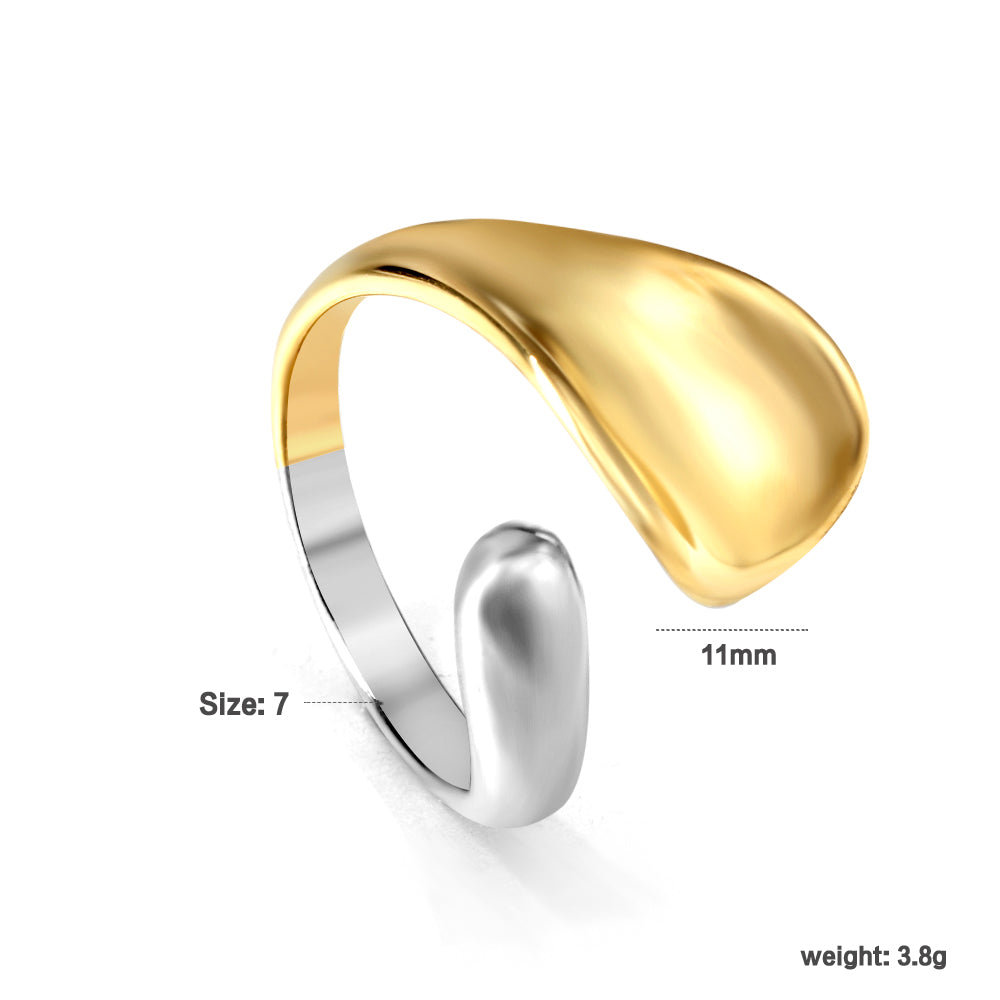 ✨Wholesale 18k PVD gold Stainless Steel Rings Wholesale (MOQ 12+) | Hypoallergenic  Fashion Rings 🌍  | Tarnish-Free