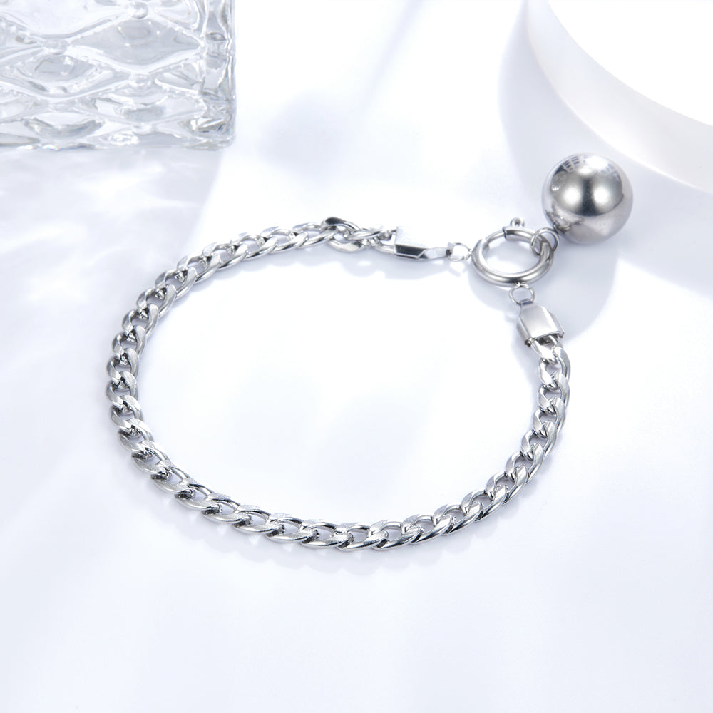 Fashion Stainless Steel Steel Ball Accessories Necklace