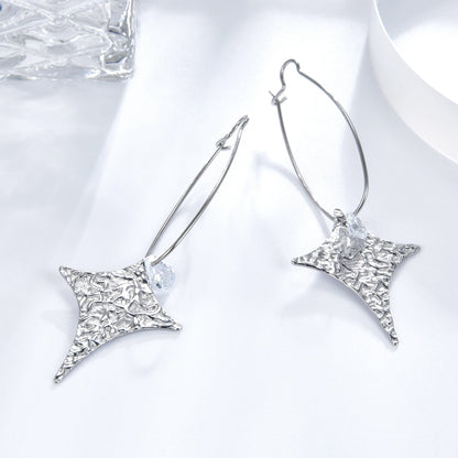 Fashion Stainless Steel 18k Gold Plated Earrings For Women
