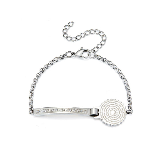 Long Stick a Card Accessories With Diamond Bracelet
